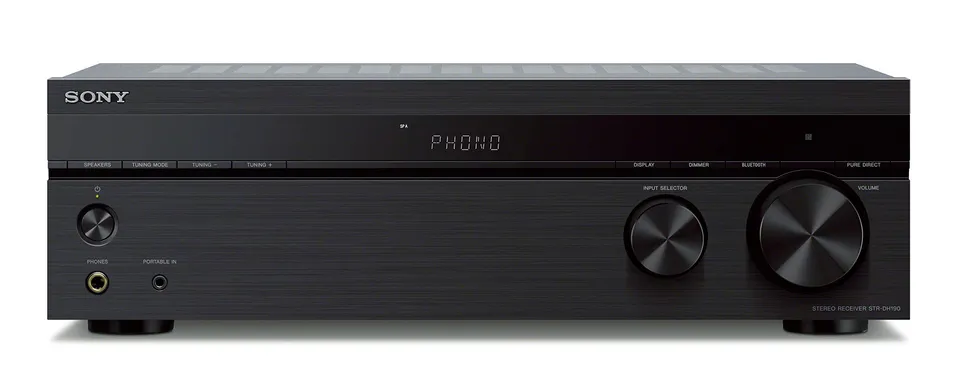 sony-strdh190-2-ch-home-stereo-receiver-with-phono-inputs-bluetooth-black image 1