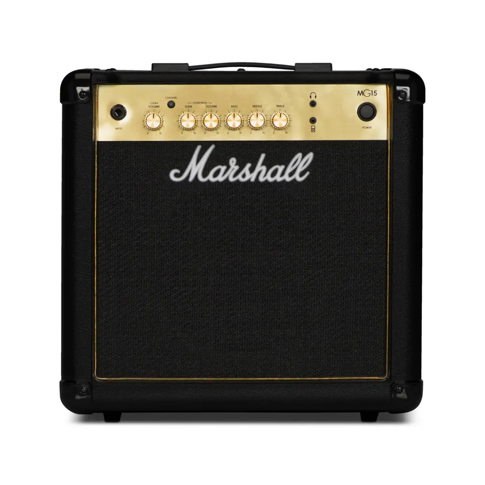marshall-mg15g-combo-guitar-amplifier-15w-8-speaker-dual-channels-3-band-eq-head image 1
