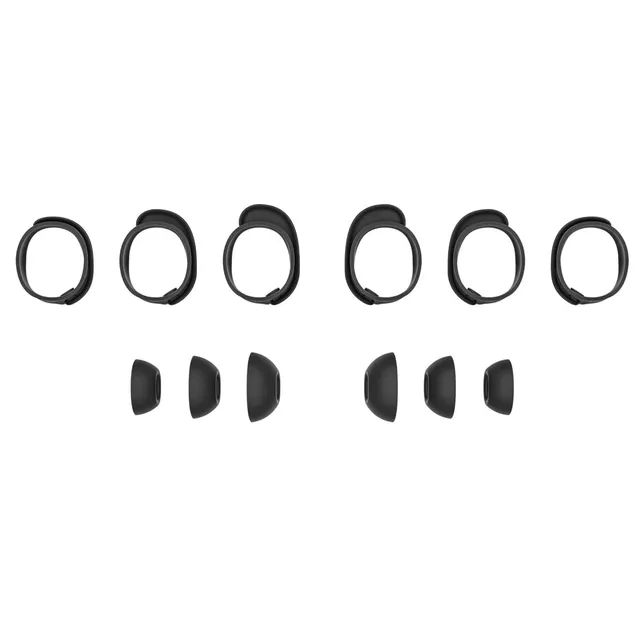 bose-quietcomfort-earbuds-ii-eartip-pack-black-replacement-silicone-tips-stabili image 1