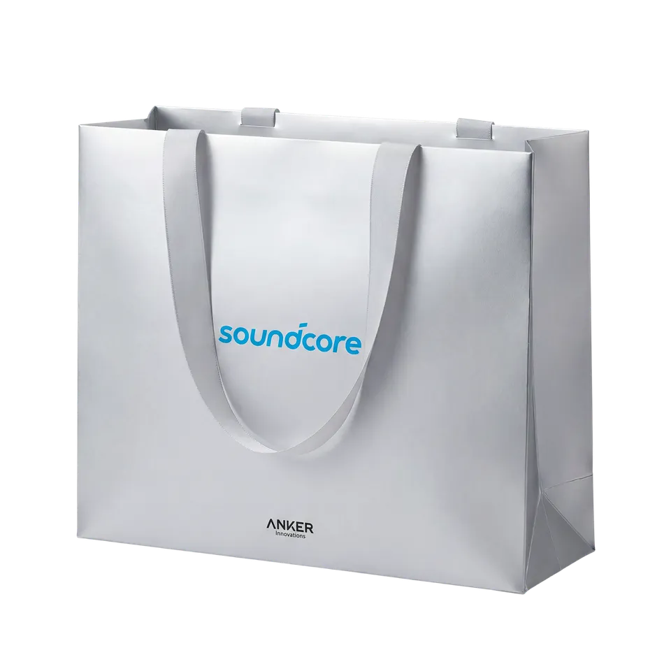 anker-soundcore-silver-premium-gift-bag-eco-friendly-and-tough image 1