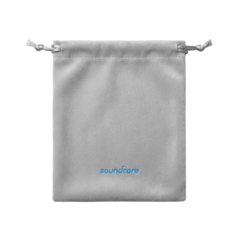 anker-soundcore-light-grey-premium-velvet-pouch-eco-friendly image 1