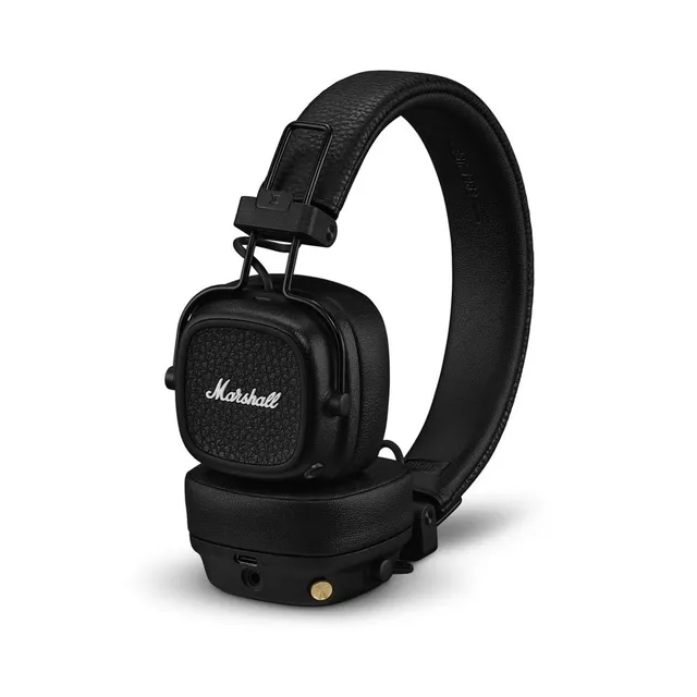 marshall-major-v-wireless-on-ear-headphones-100-hour-playtime-detachable-cable-f image 1