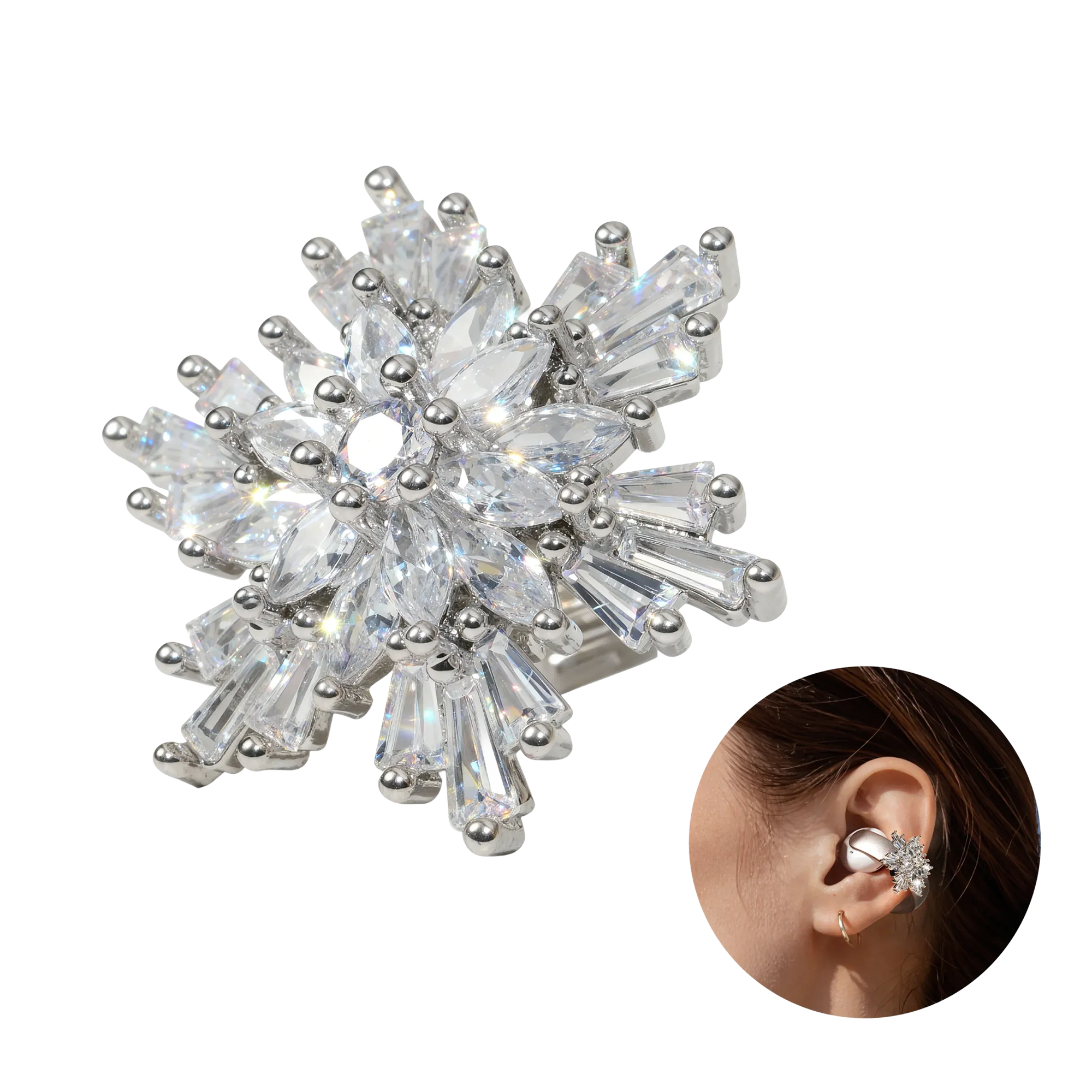 stylish-snowflake-accessory-for-soundcore-aeroclip-exclusive-design image 1