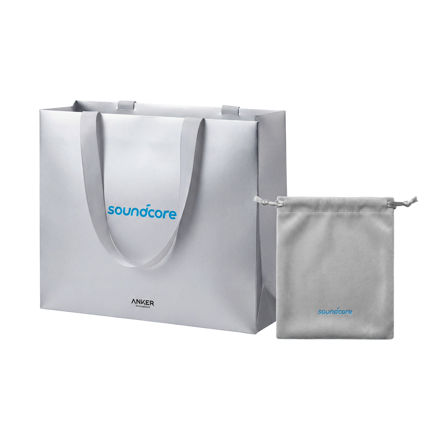 anker-soundcore-experience-premium-gift-bag-and-light-grey-velvet-pouch image 1