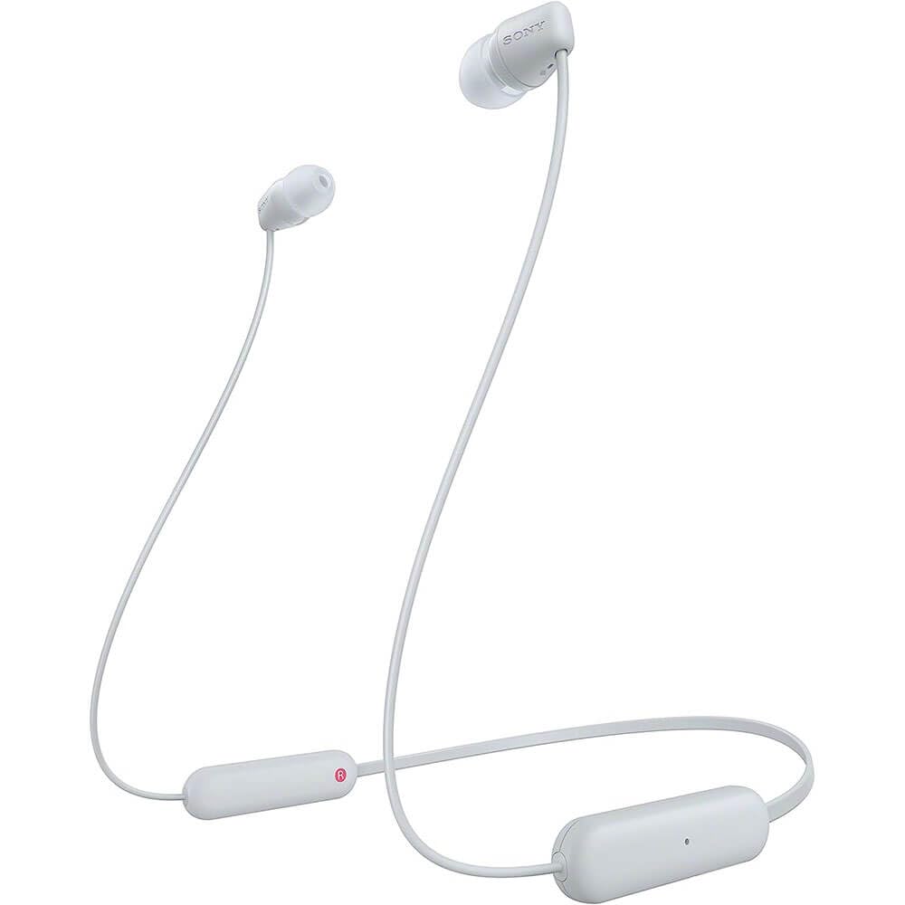 sony-wi-c100-wireless-in-ear-bluetooth-headphones-with-built-in-microphone-white image 1
