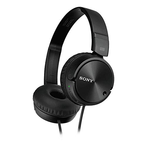 sony-mdrzx110nc-noise-canceling-on-ear-headphones-black-wired image 5