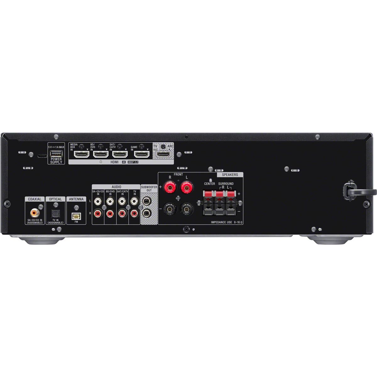 sony-strdh590-5-2-channel-4k-hdr-av-receiver-with-bluetooth-725w-4-hdmi-inputs-h image 3