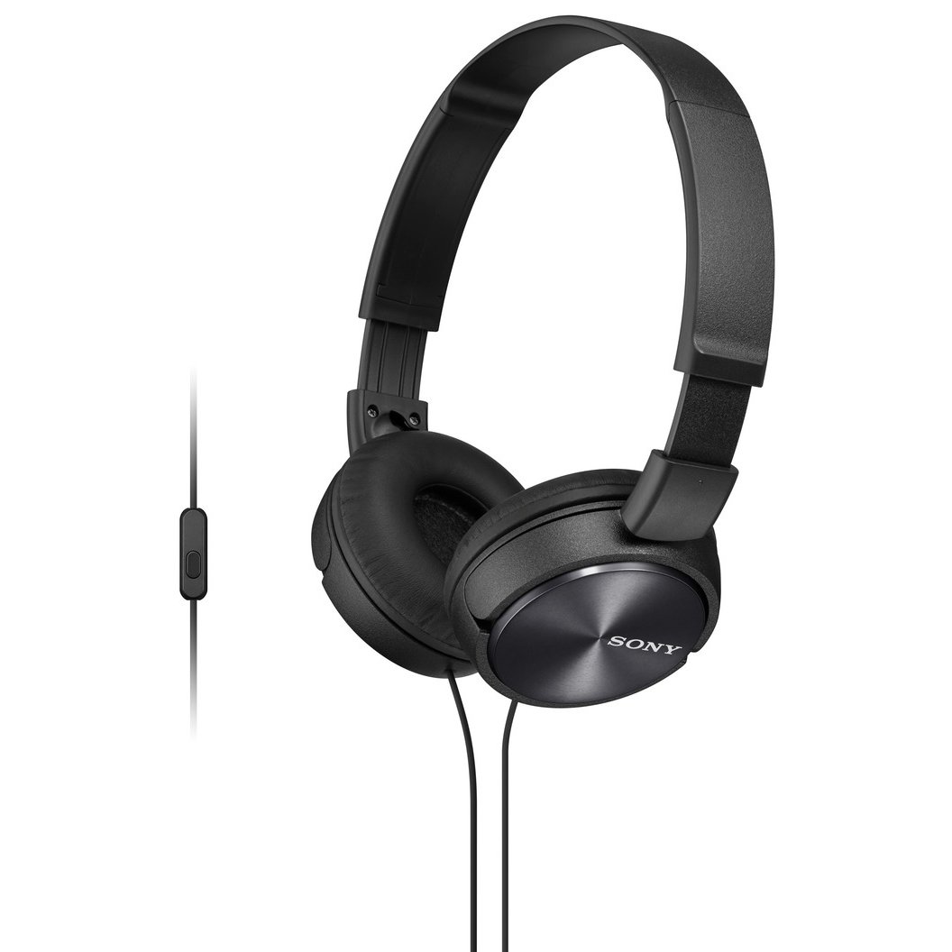 sony-mdr-zx310ap-wired-on-ear-headphones-with-mic-lightweight-swivel-folding-30m image 1