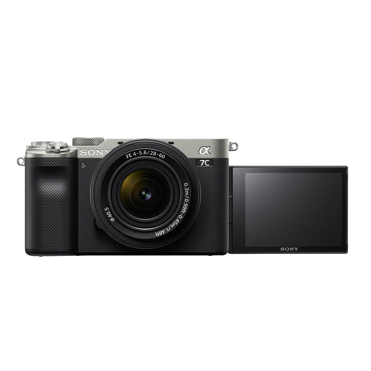 sony-alpha-7c-full-frame-compact-mirrorless-camera-with-28-60mm-lens-silver-ilce image 2