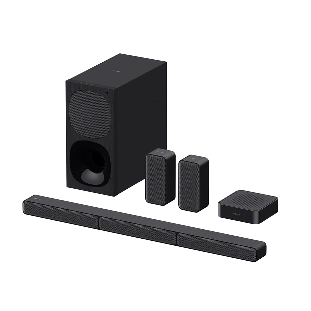 sony-ht-s40r-5-1ch-home-theater-soundbar-system-with-600w-power-and-wireless-rea image 1
