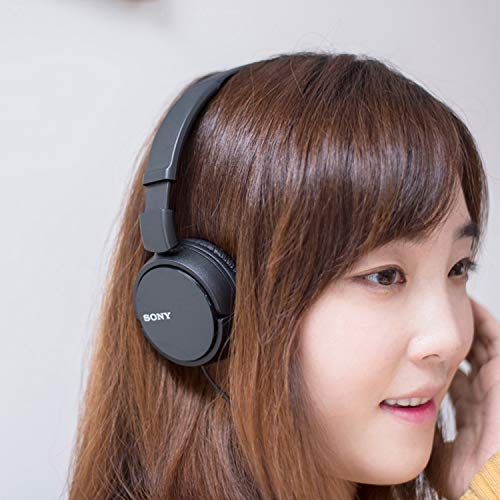 sony-zx-series-wired-on-ear-headphones-black-mdr-zx110 image 8