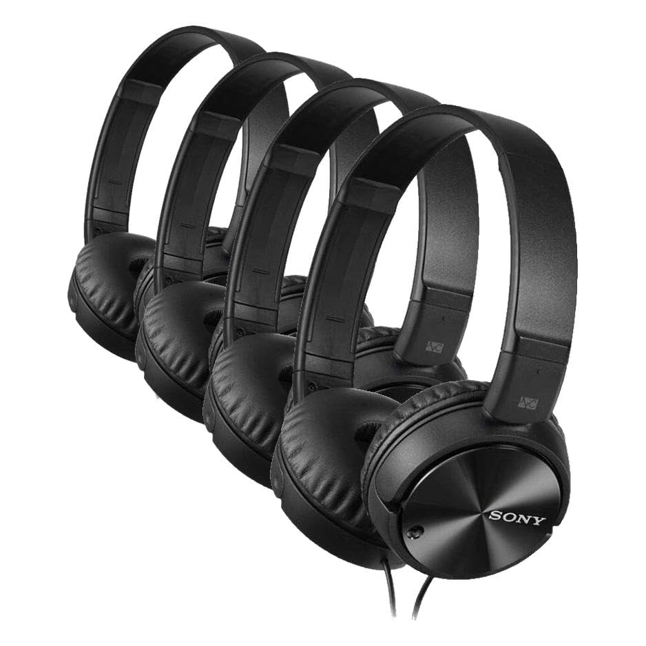 sony-mdrzx110nc-noise-canceling-on-ear-headphones-black-wired image 6