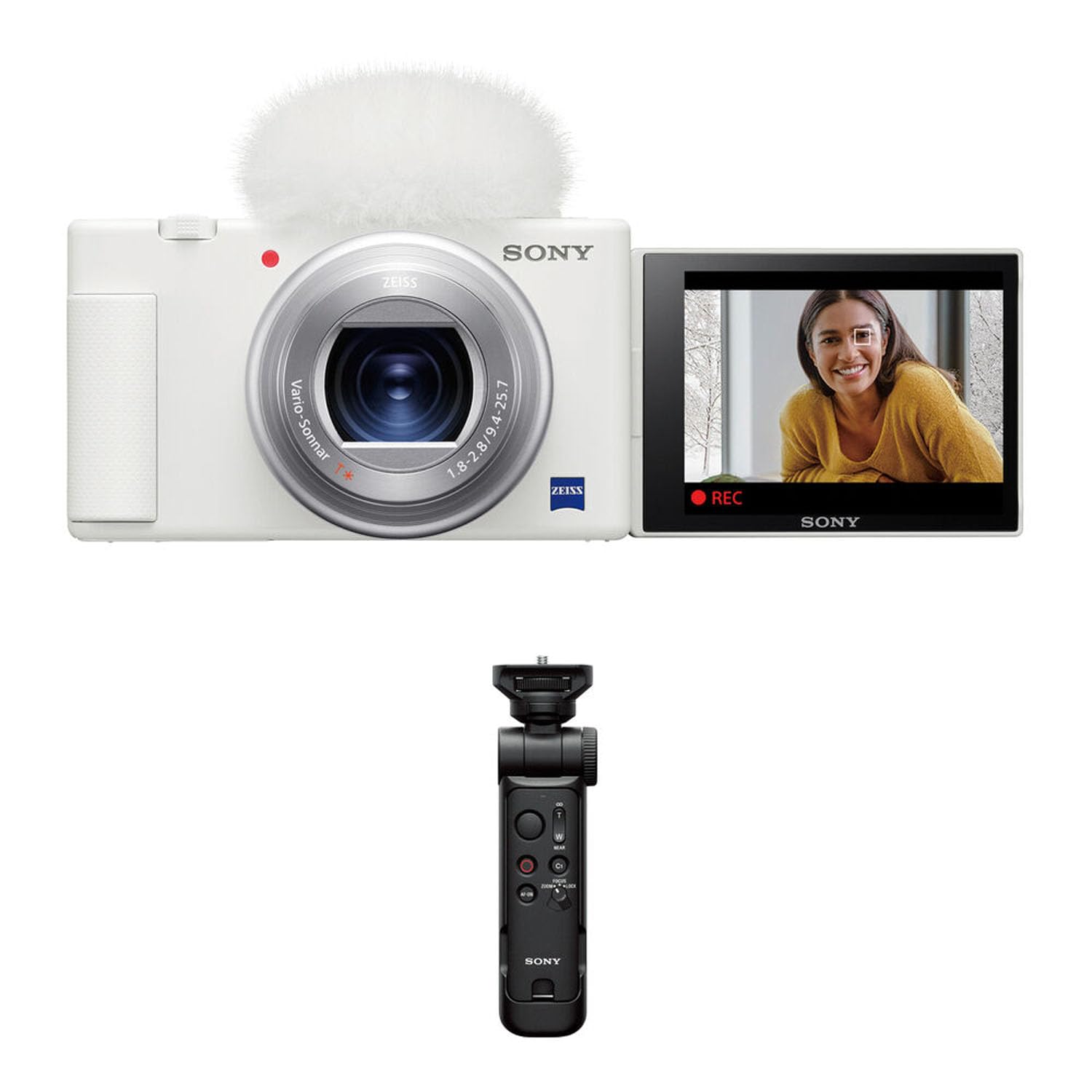 sony-zv-1-vlogger-camera-with-accessory-kit-wireless-grip-64gb-sd-card-black image 5