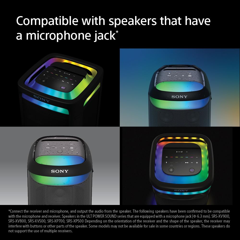 sony-ult-mic-wireless-karaoke-microphone-system-2-mics-receiver-20-hr-battery-fo image 2