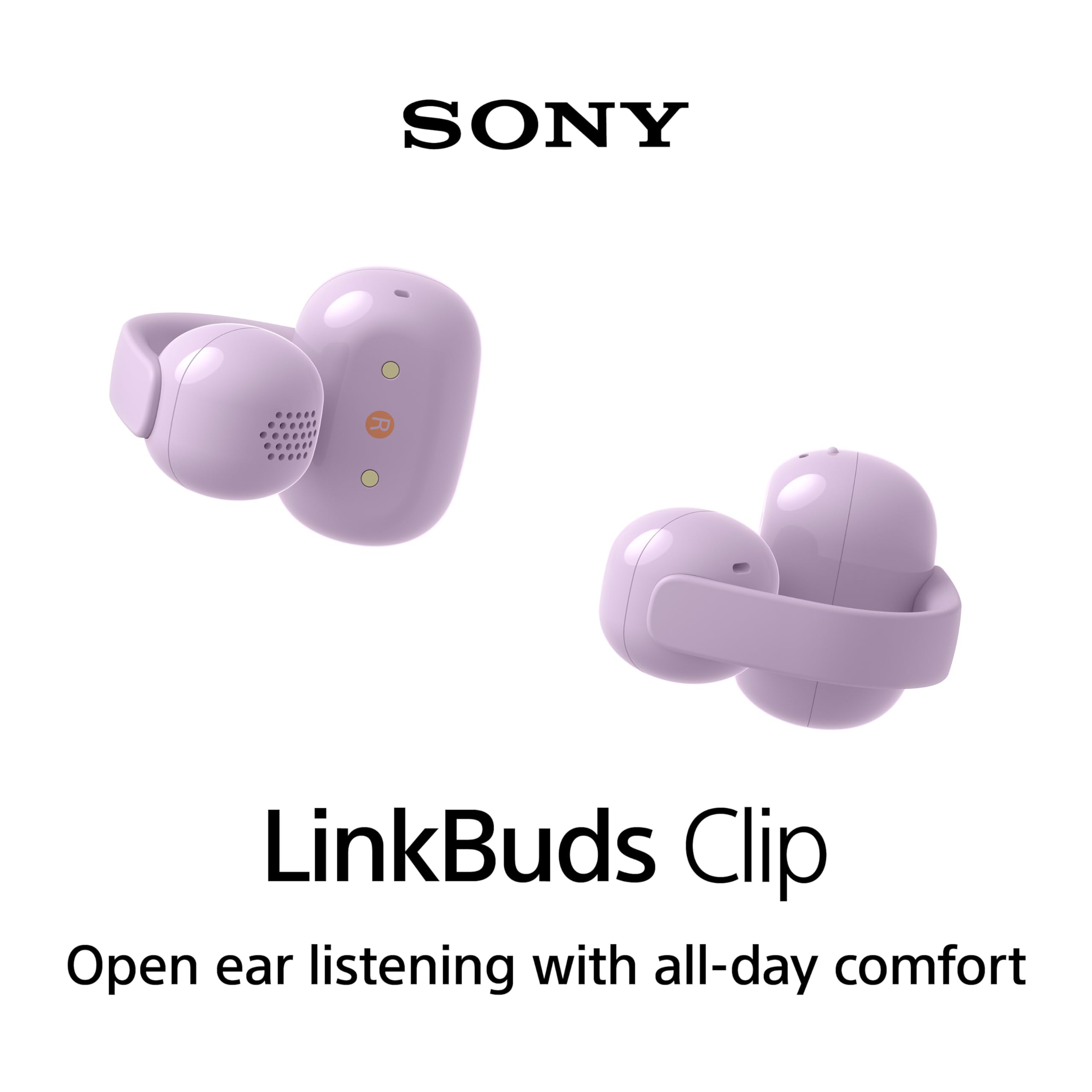 sony-linkbuds-clip-open-ear-wireless-earbuds-lavender image 2