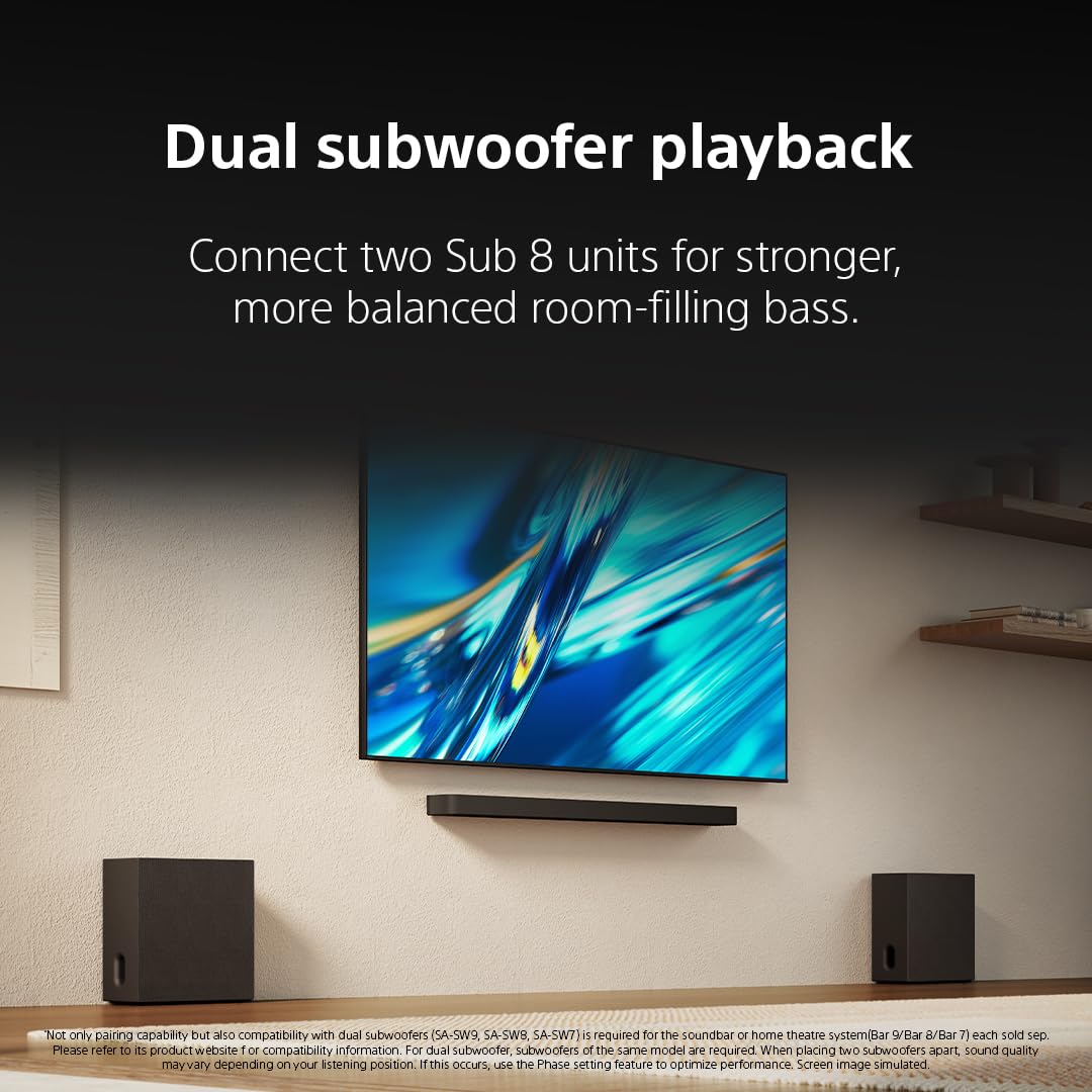 sony-bravia-theater-sub-8-sa-sw8-wireless-subwoofer-for-soundbars-200mm-aluminum image 3