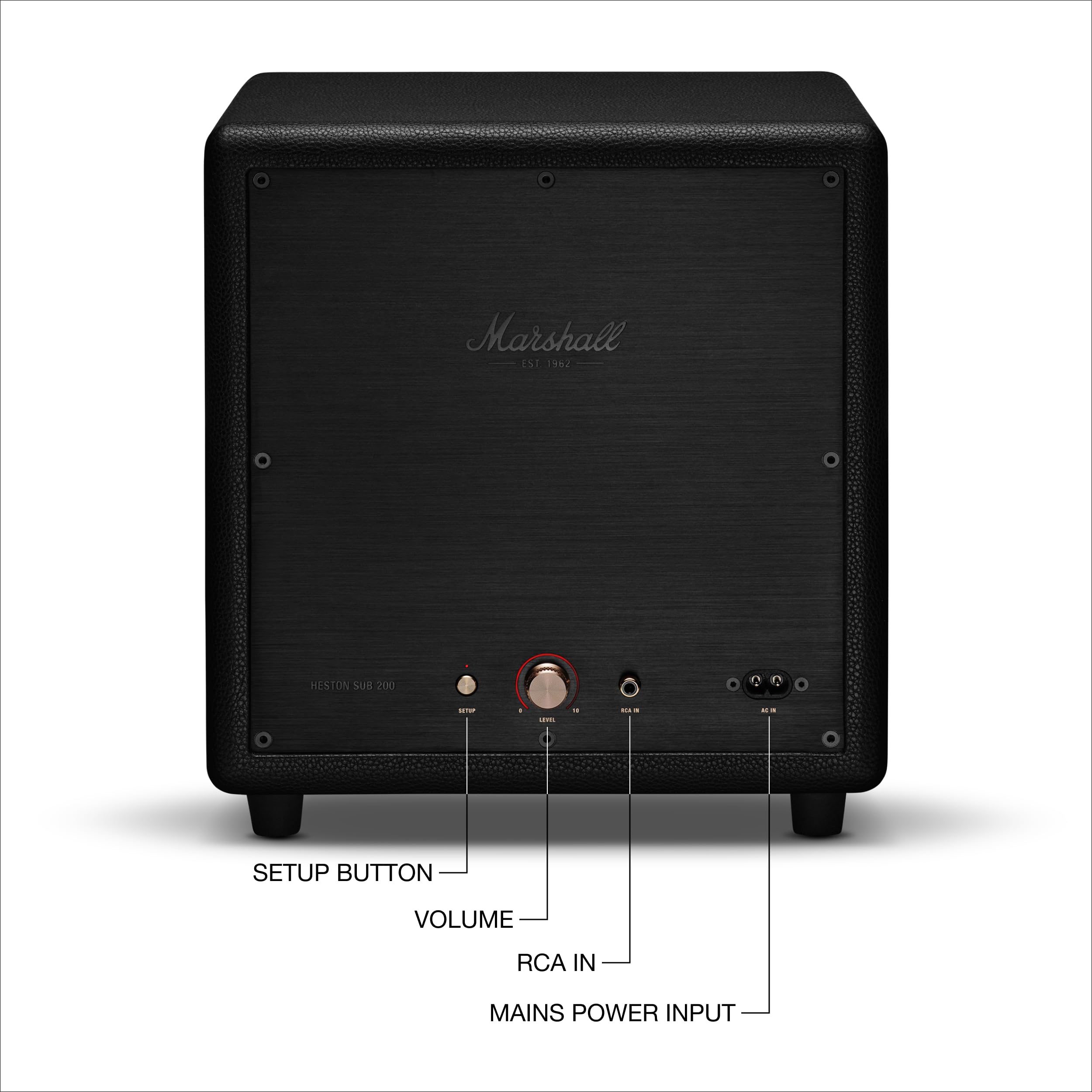 marshall-heston-sub-200-subwoofer-wireless-deep-bass-for-tv-movies image 7