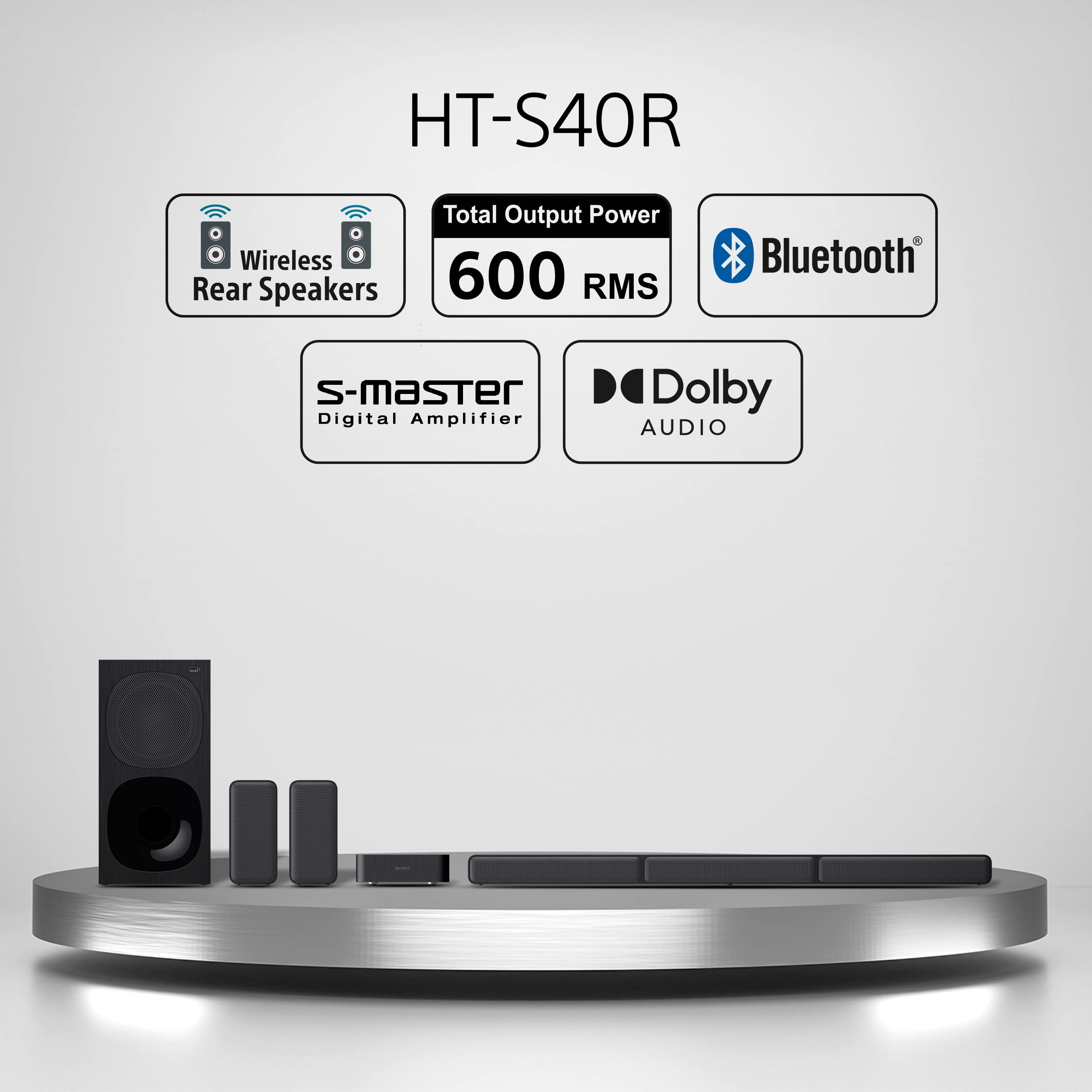 sony-ht-s40r-5-1ch-home-theater-soundbar-system-with-600w-power-and-wireless-rea image 2