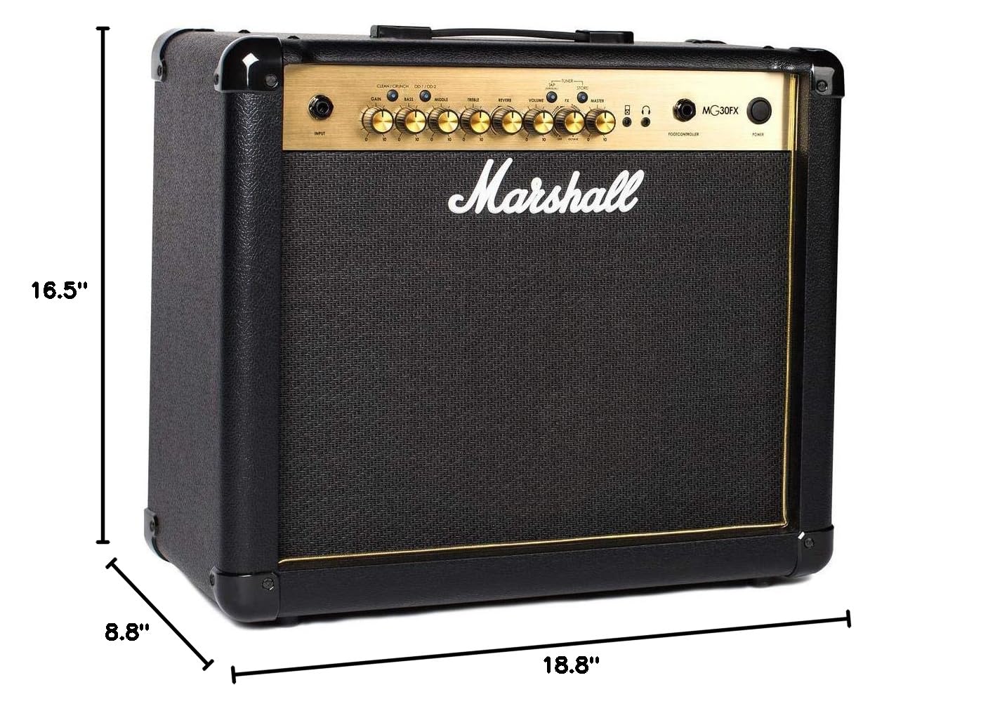 marshall-mg30gfx-combo-guitar-amplifier-30w-10-speaker-4-channels-digital-fx-3-b image 5