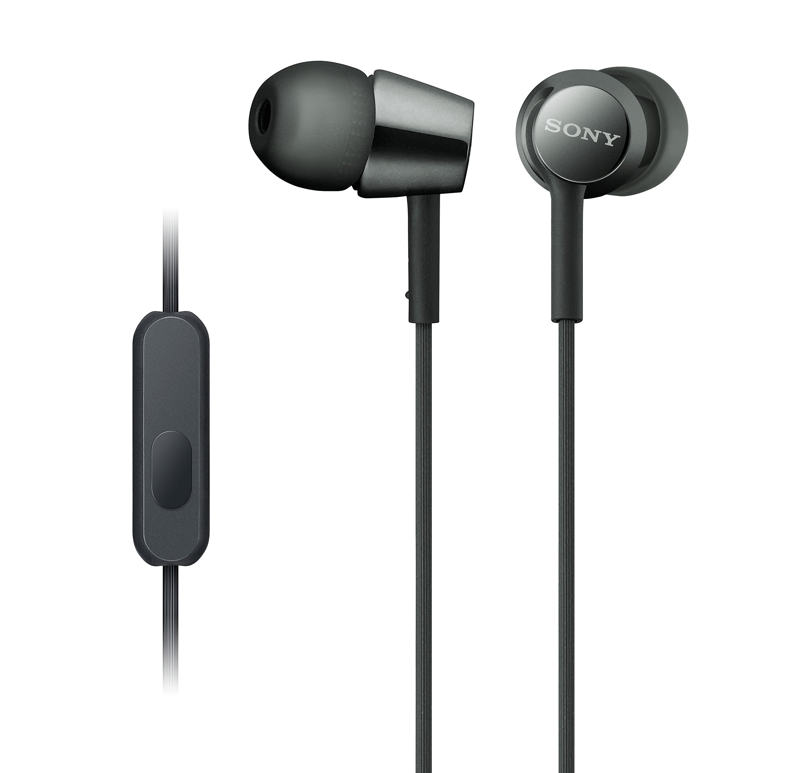 sony-mdr-ex155ap-in-ear-earbuds-with-mic-and-smartphone-control-9mm-neodymium-dr image 1