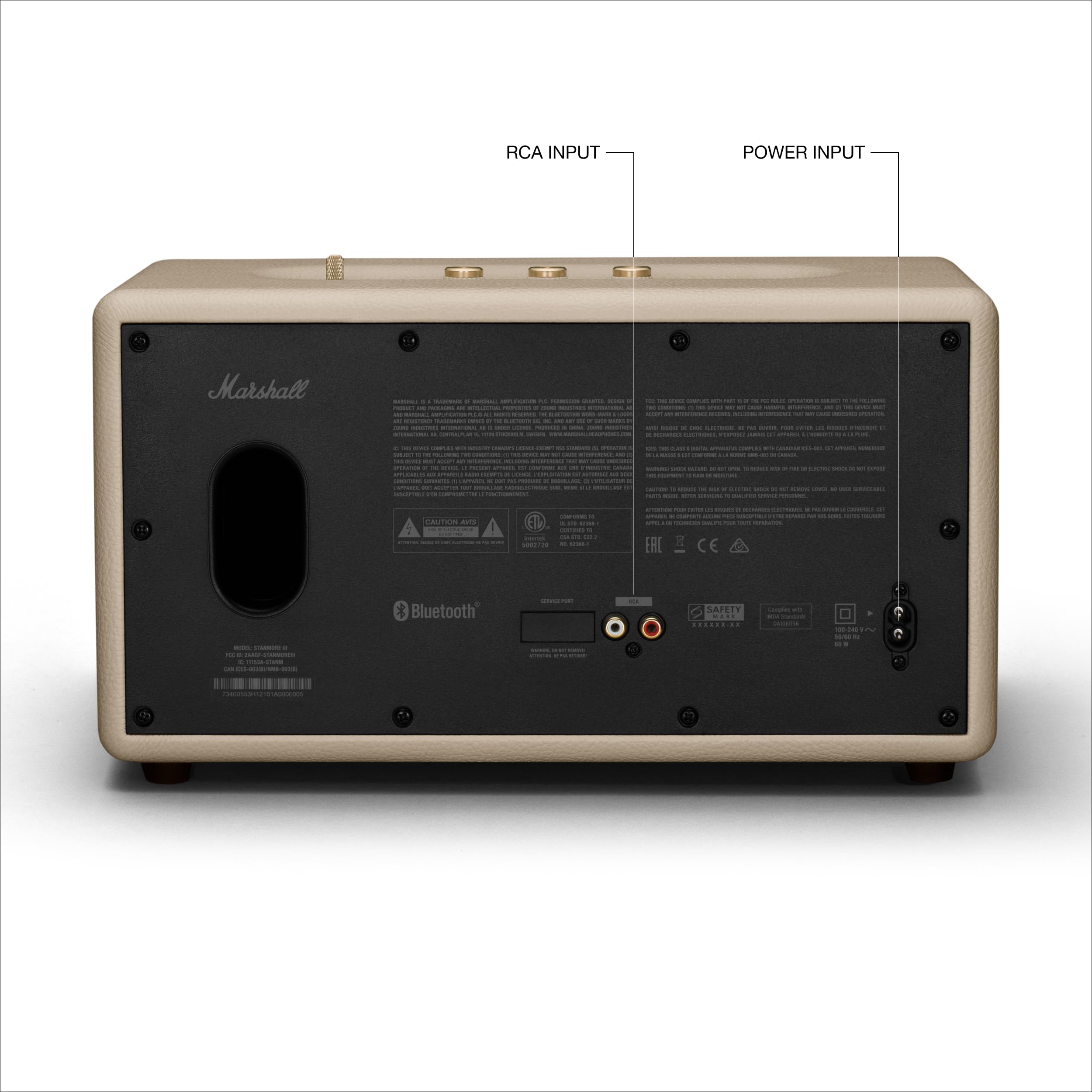 marshall-stanmore-iii-bluetooth-home-speaker-loud-stereo-bass-treble-controls-rc image 8