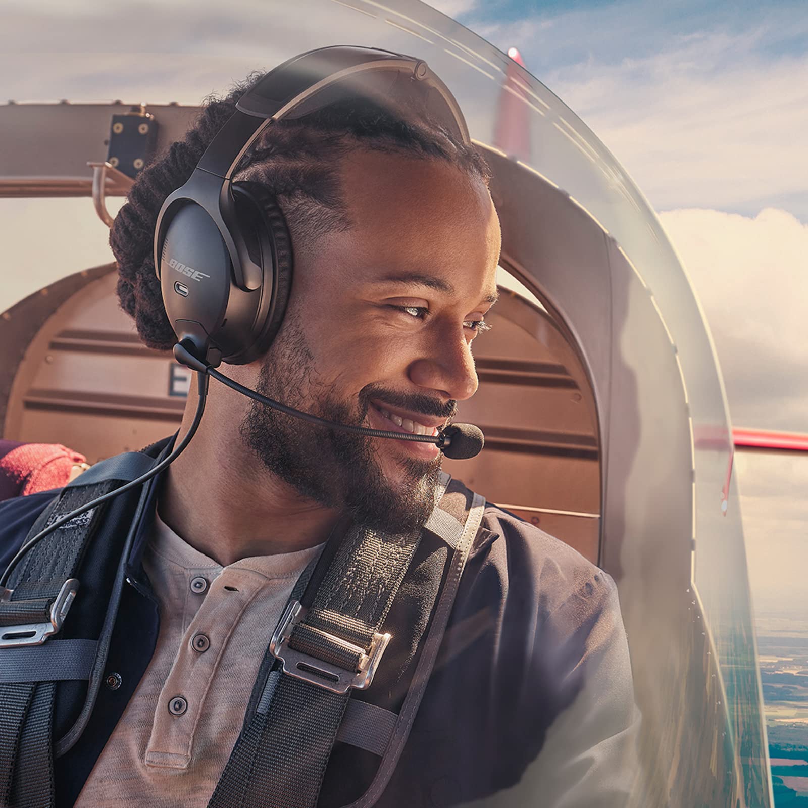 bose-a30-wired-aviation-headset-dual-plug-adjustable-anr-noise-cancelling-mic-bl image 6
