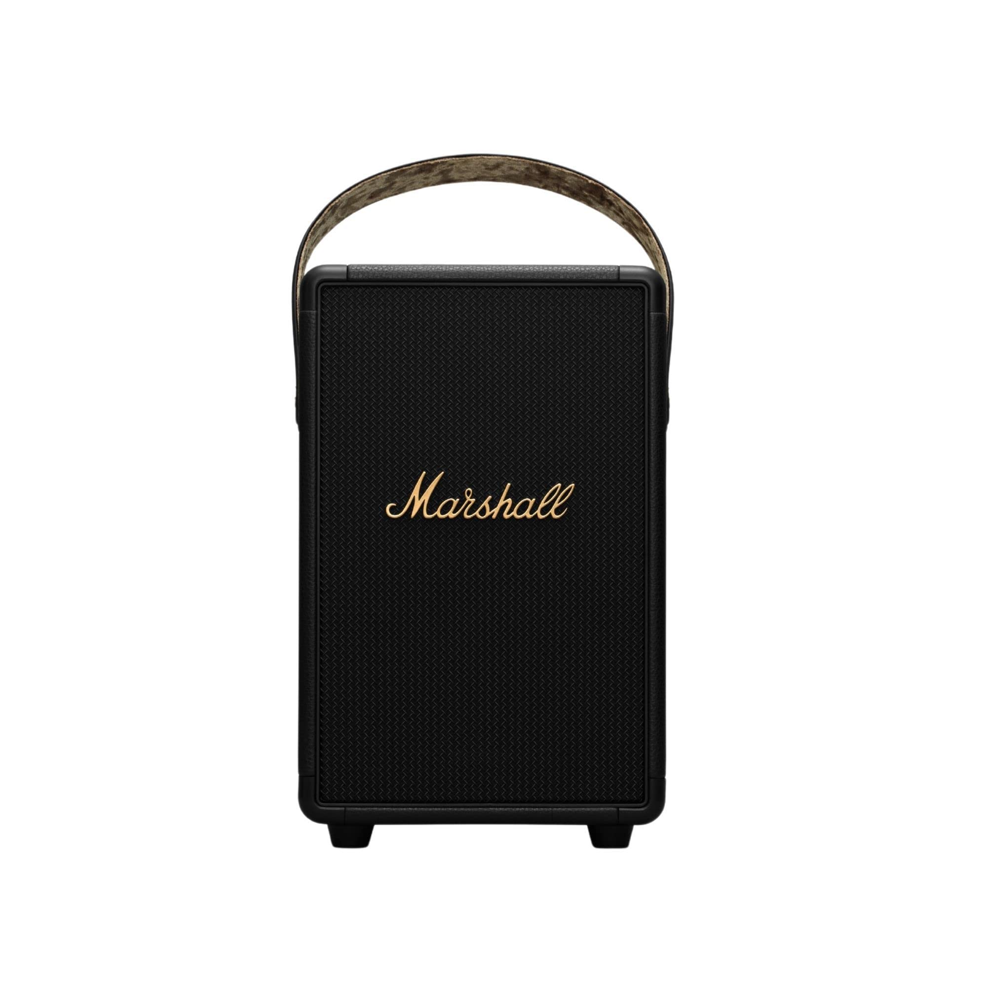 marshall-tufton-portable-bluetooth-speaker-black-brass-20-hours-playtime-3-way-s image 1