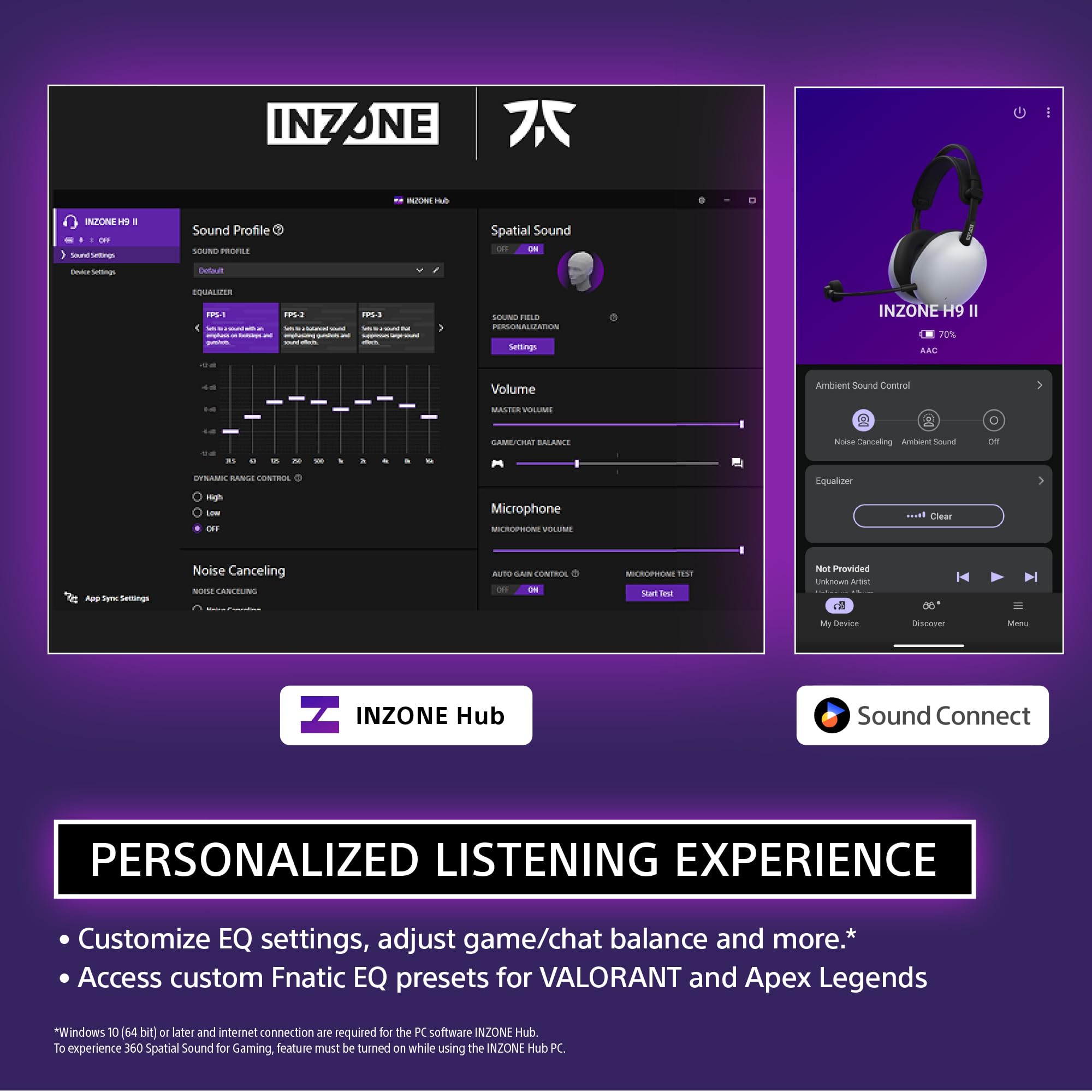 sony-inzone-h9-ii-wireless-noise-canceling-gaming-headset-with-wh-1000xm6-driver image 7