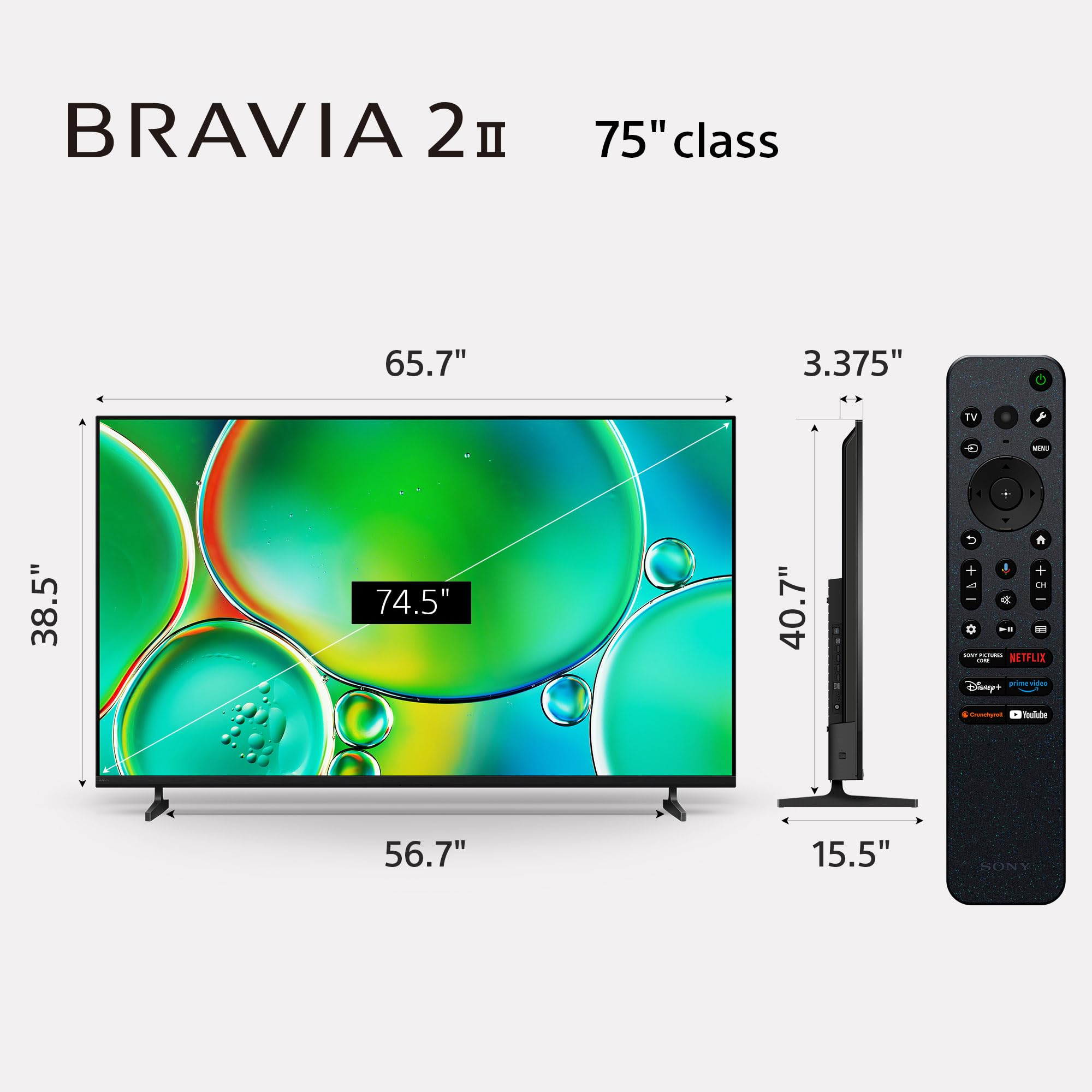 sony-bravia-2-ii-75-inch-4k-ultra-hd-led-smart-tv-with-google-tv-and-exclusive-f image 4