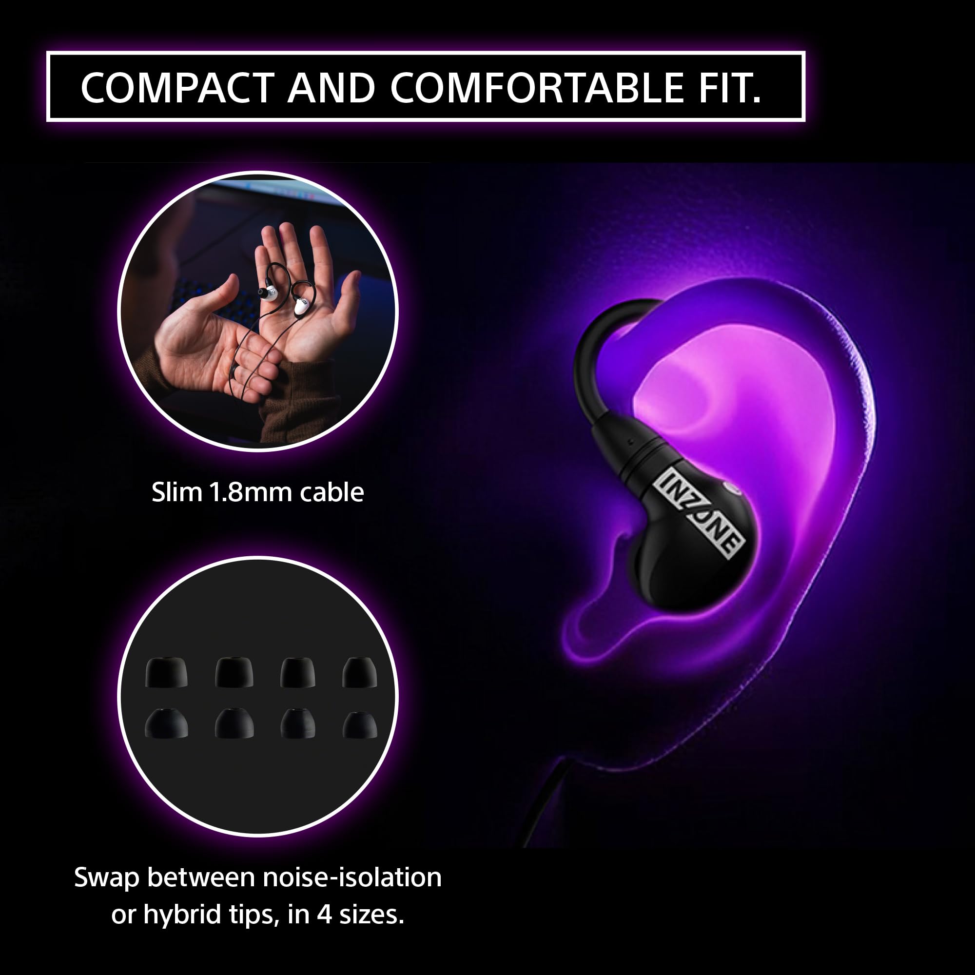 sony-inzone-e9-wired-in-ear-monitor-for-gaming-tuned-for-fps-360-spatial-sound-u image 7