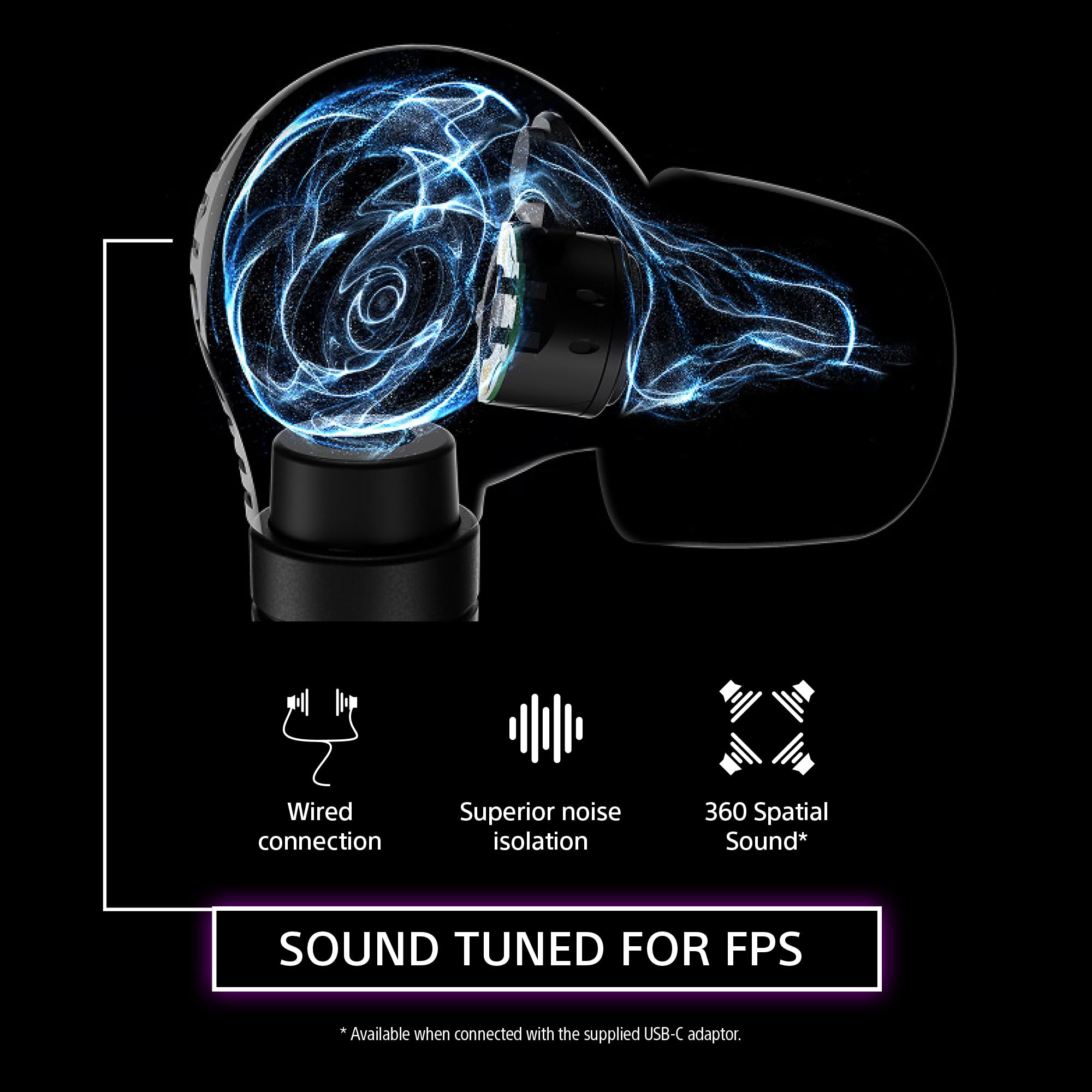 sony-inzone-e9-wired-in-ear-monitor-for-gaming-tuned-for-fps-360-spatial-sound-u image 3