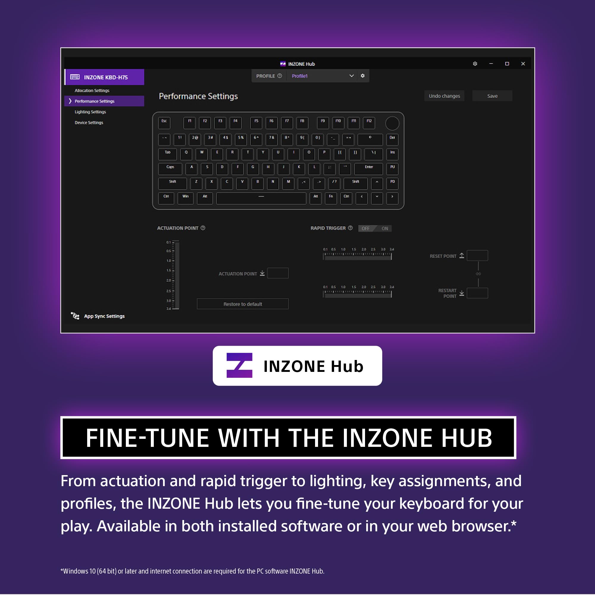 sony-inzone-kbd-h75-75-wired-gaming-keyboard-hall-effect-rapid-trigger-cnc-alumi image 7