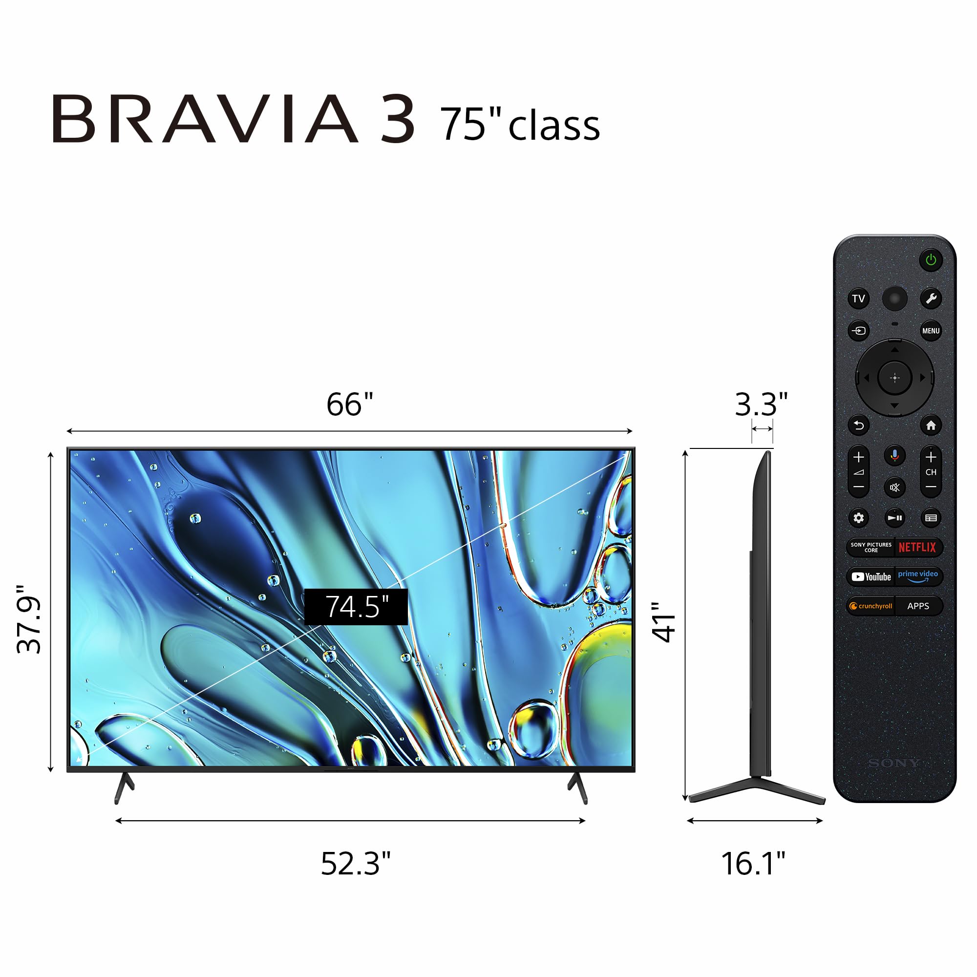 sony-75-inch-class-4k-ultra-hd-bravia-3-led-smart-tv-k-75s30-google-tv-dolby-vis image 2