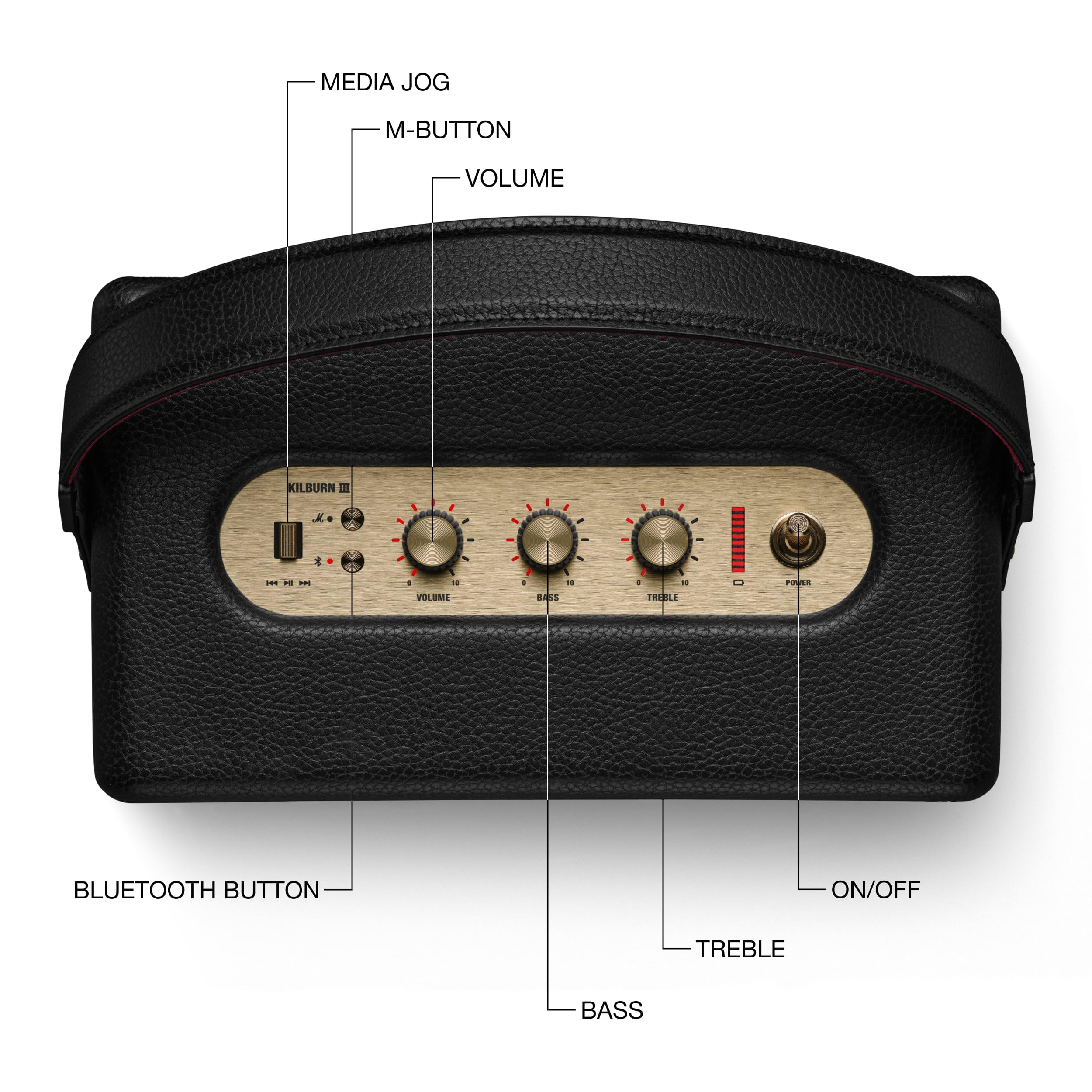 marshall-kilburn-iii-portable-bluetooth-speaker-black-and-brass image 6