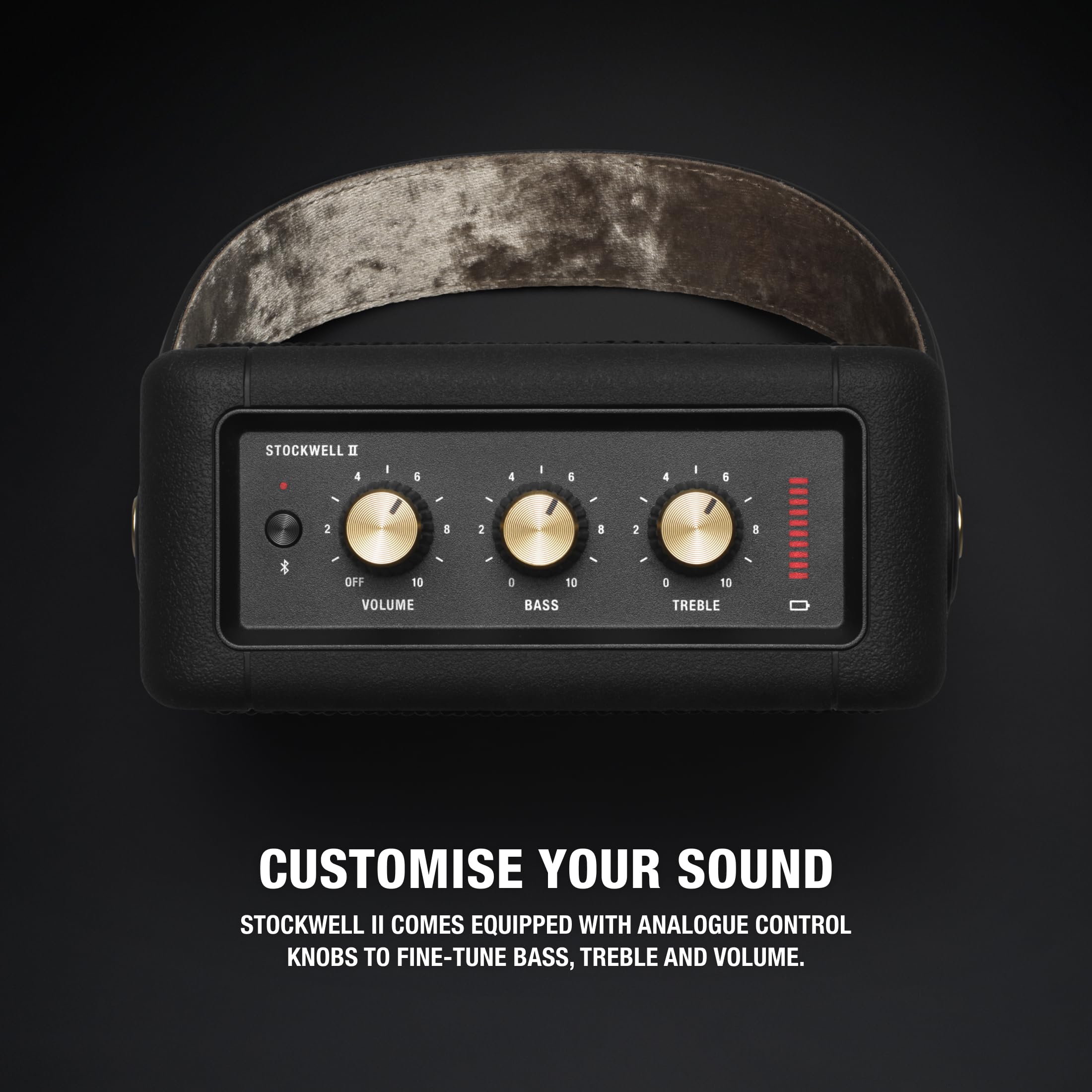 marshall-stockwell-ii-portable-bluetooth-speaker-black-and-brass-20-hours-playti image 4