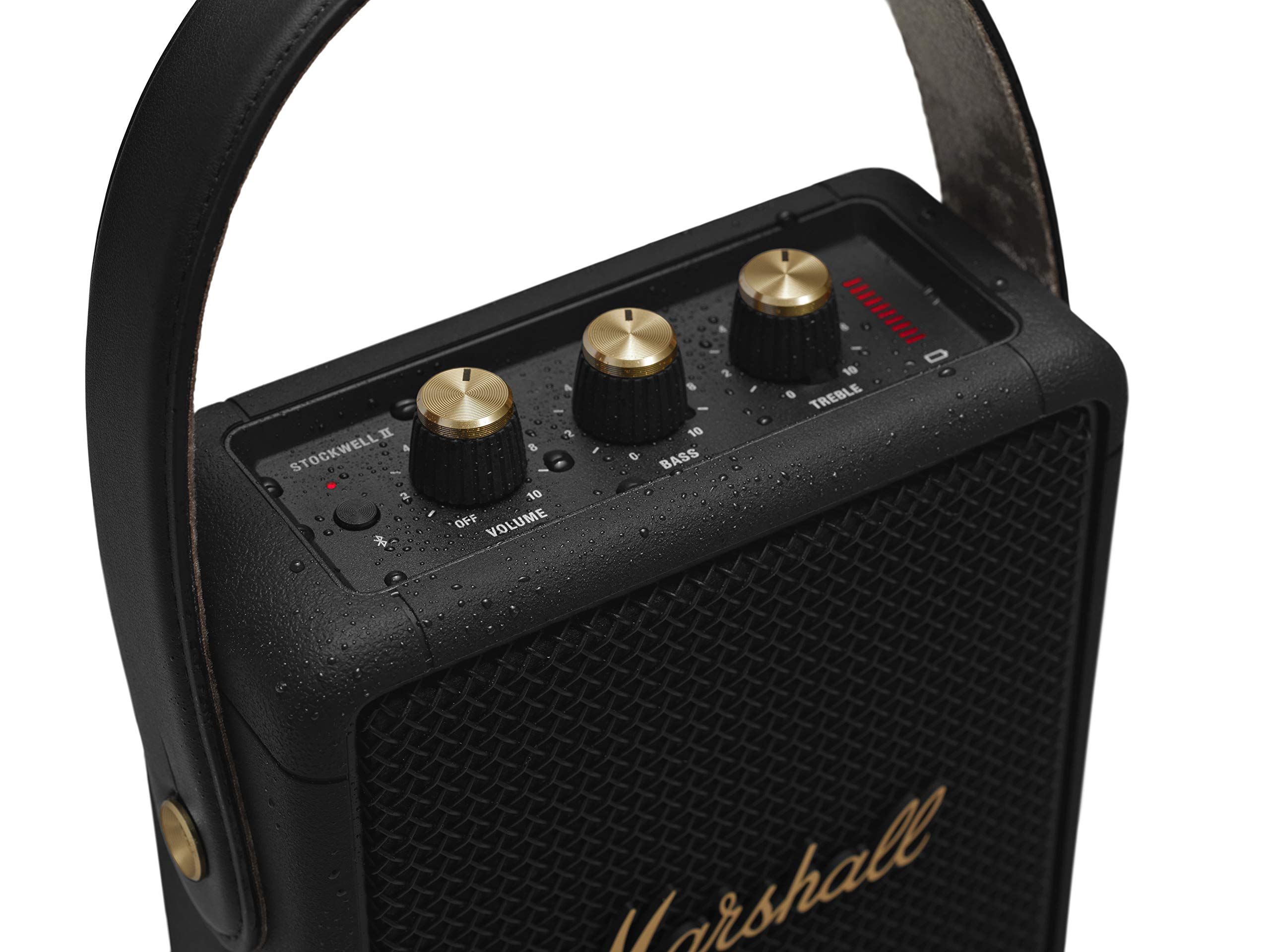 marshall-stockwell-ii-portable-bluetooth-speaker-black-and-brass-20-hours-playti image 8