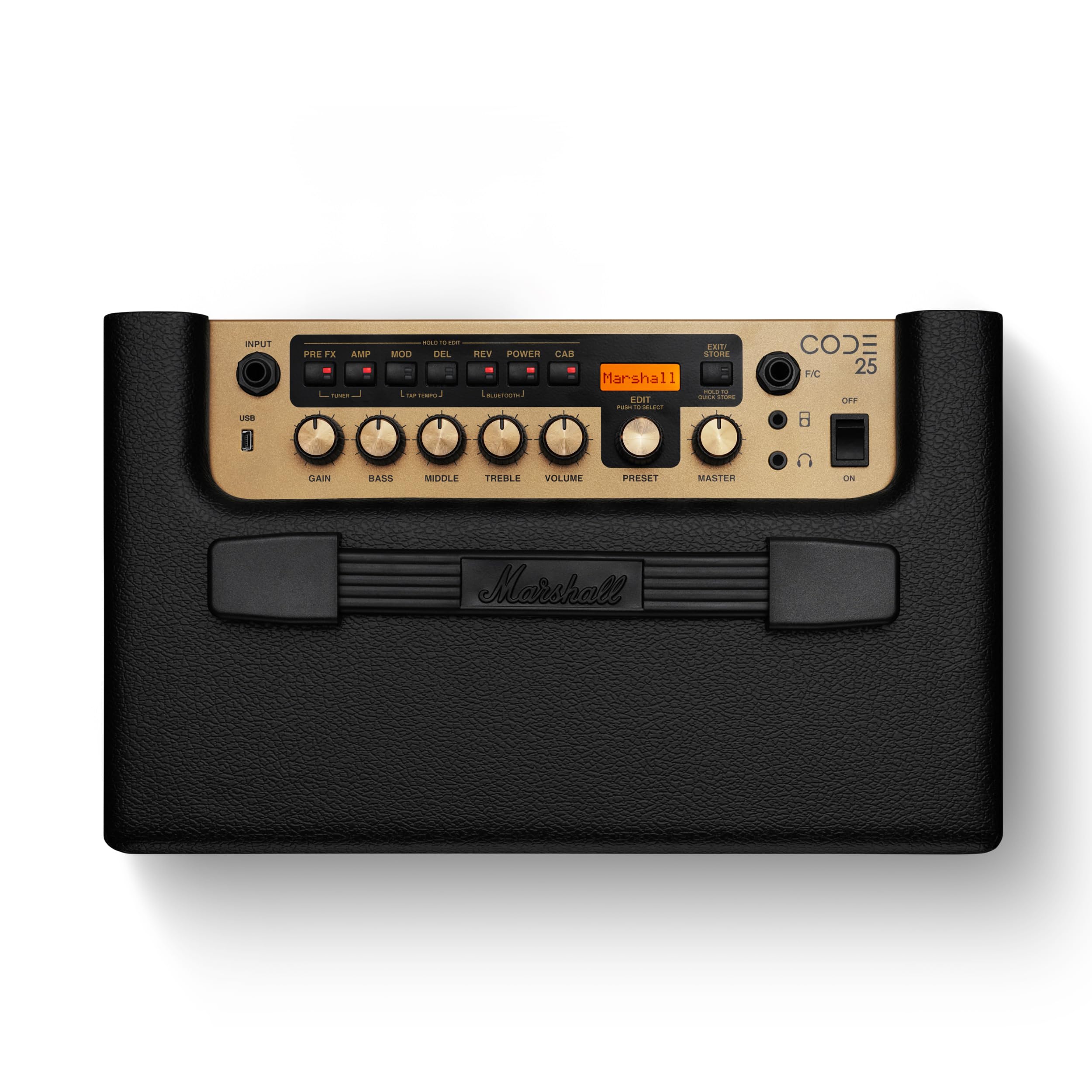 marshall-code-25-guitar-amplifier-25w-bluetooth-usb-black image 8