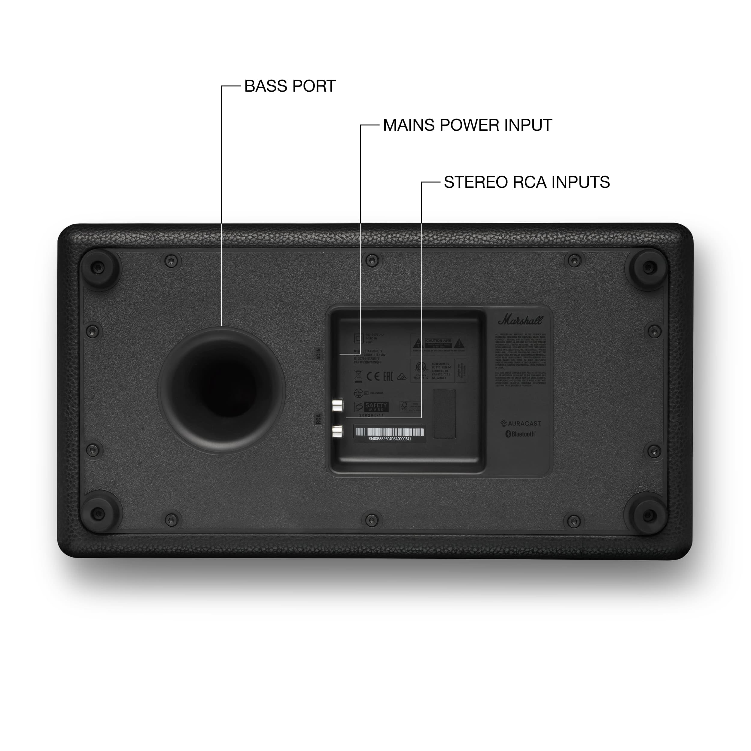 marshall-stanmore-iv-bluetooth-home-speaker-room-to-room-stereo-sound-with-bass- image 7