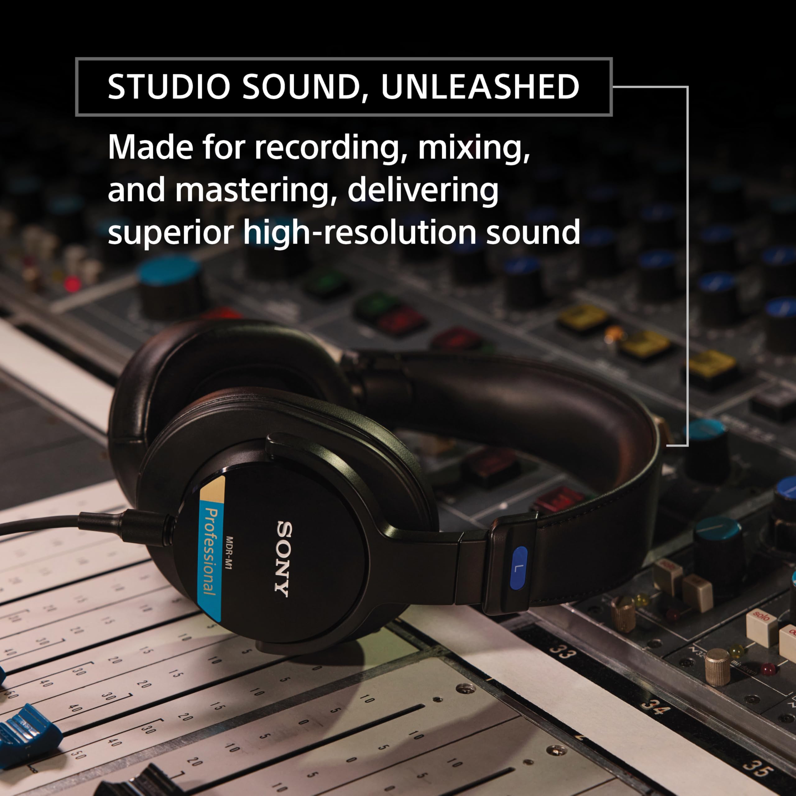 sony-mdr-m1-professional-reference-closed-monitor-headphones image 2