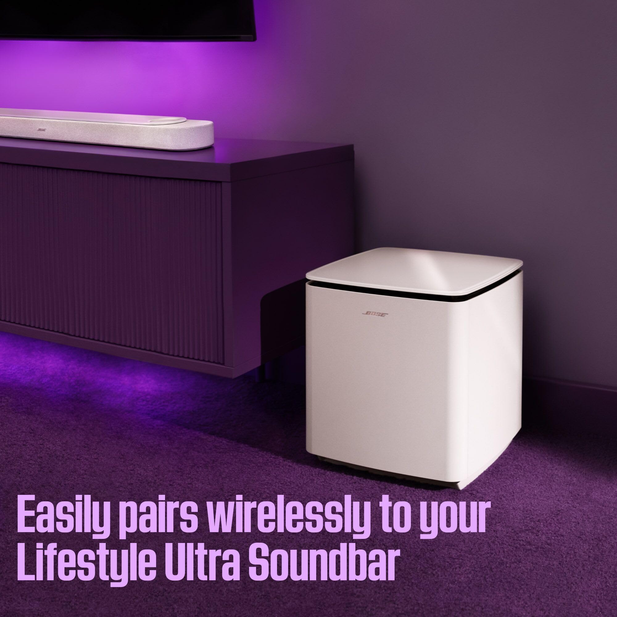 bose-lifestyle-ultra-subwoofer-wireless-home-theater-sub-with-cleanbass-technolo image 4