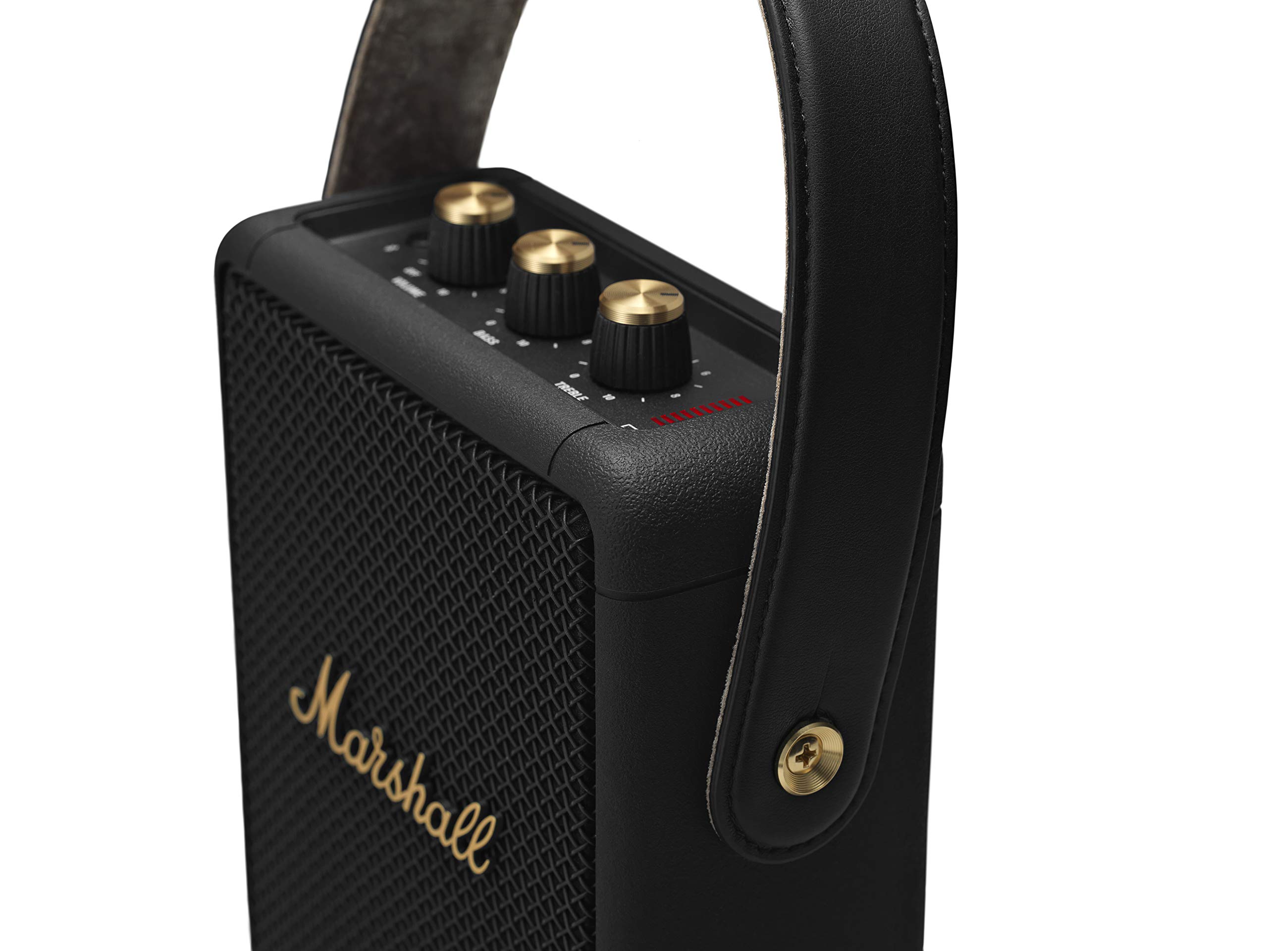 marshall-stockwell-ii-portable-bluetooth-speaker-black-and-brass-20-hours-playti image 7