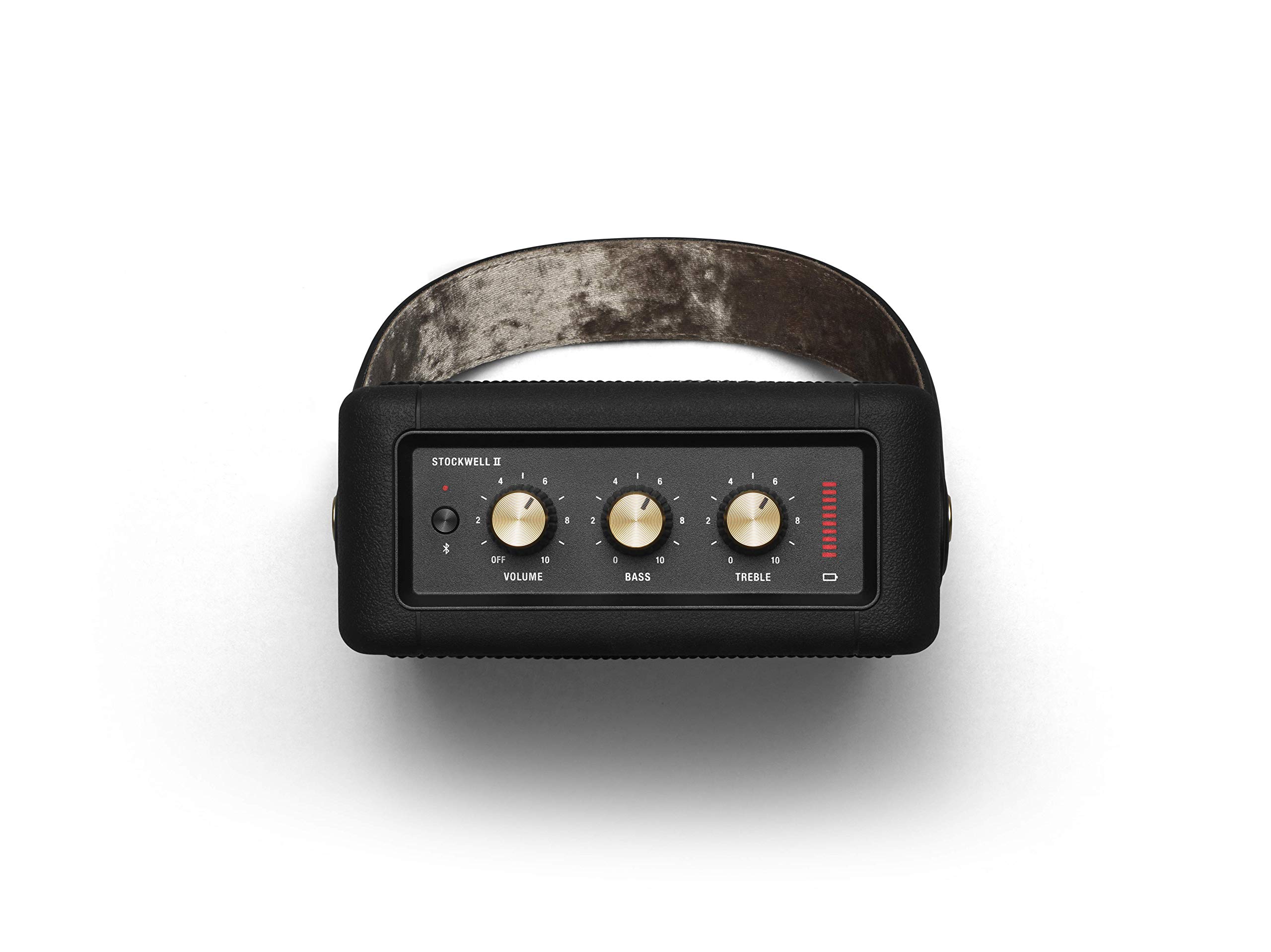 marshall-stockwell-ii-portable-bluetooth-speaker-black-and-brass-20-hours-playti image 5
