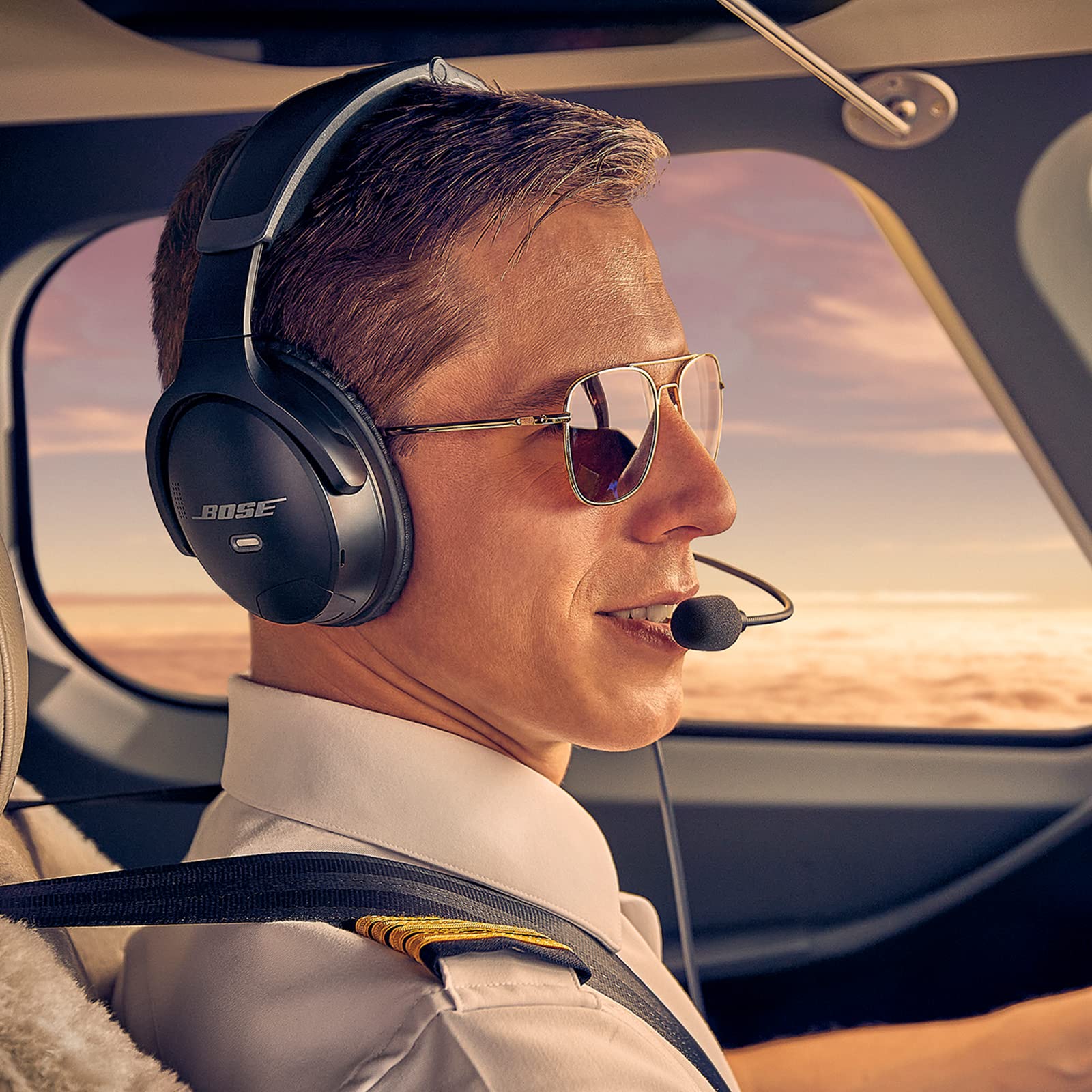 bose-a30-wired-aviation-headset-dual-plug-adjustable-anr-noise-cancelling-mic-bl image 8