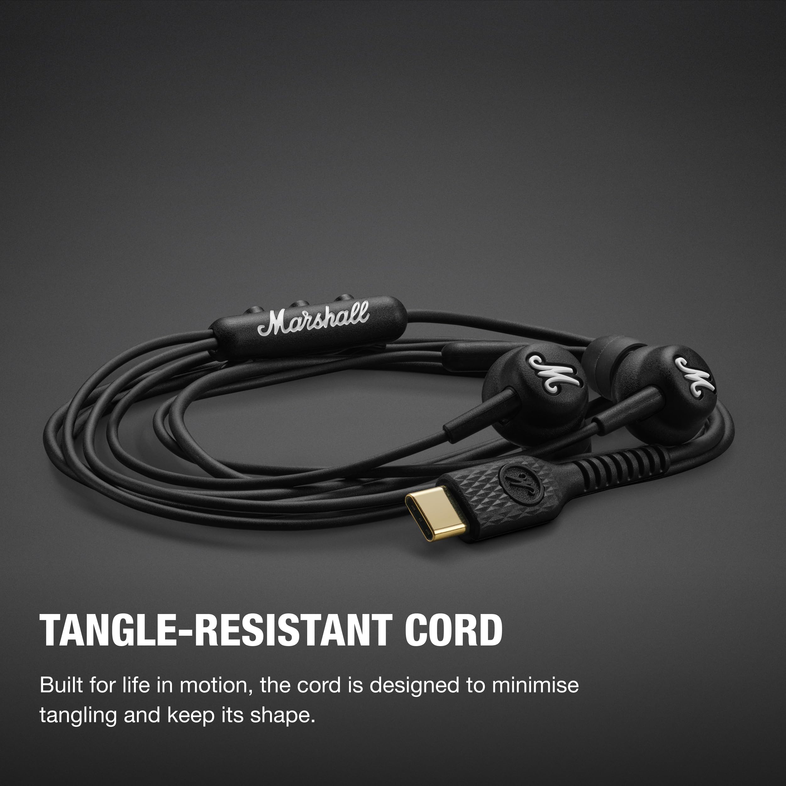 marshall-mode-usb-c-wired-earbuds-built-in-microphone-customizable-fit-tangle-re image 4