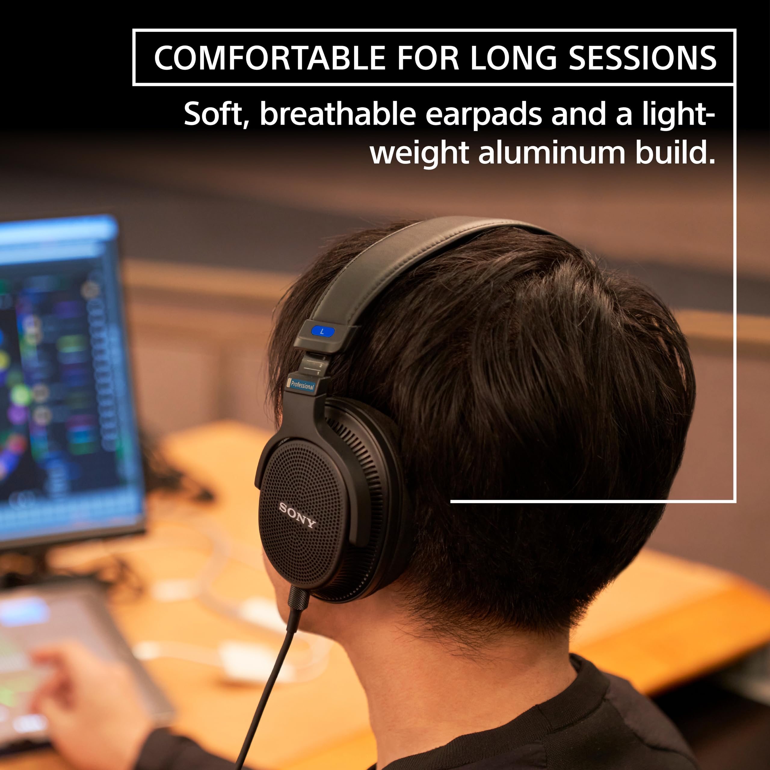 sony-mdr-mv1-open-back-reference-monitor-headphones-for-mixing-mastering image 3