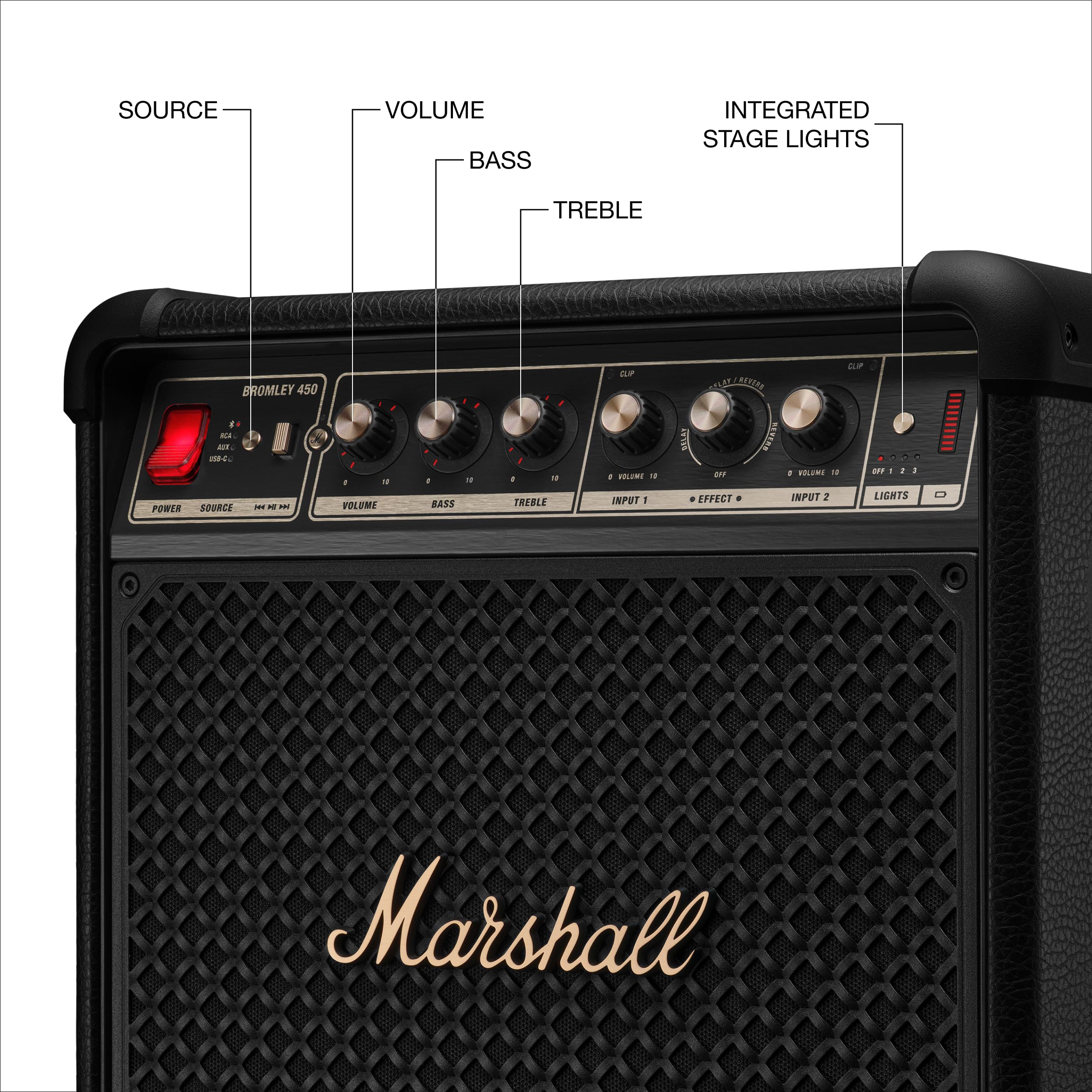 marshall-bromley-450-portable-party-speaker-360-sound-40-hours-playtime image 6