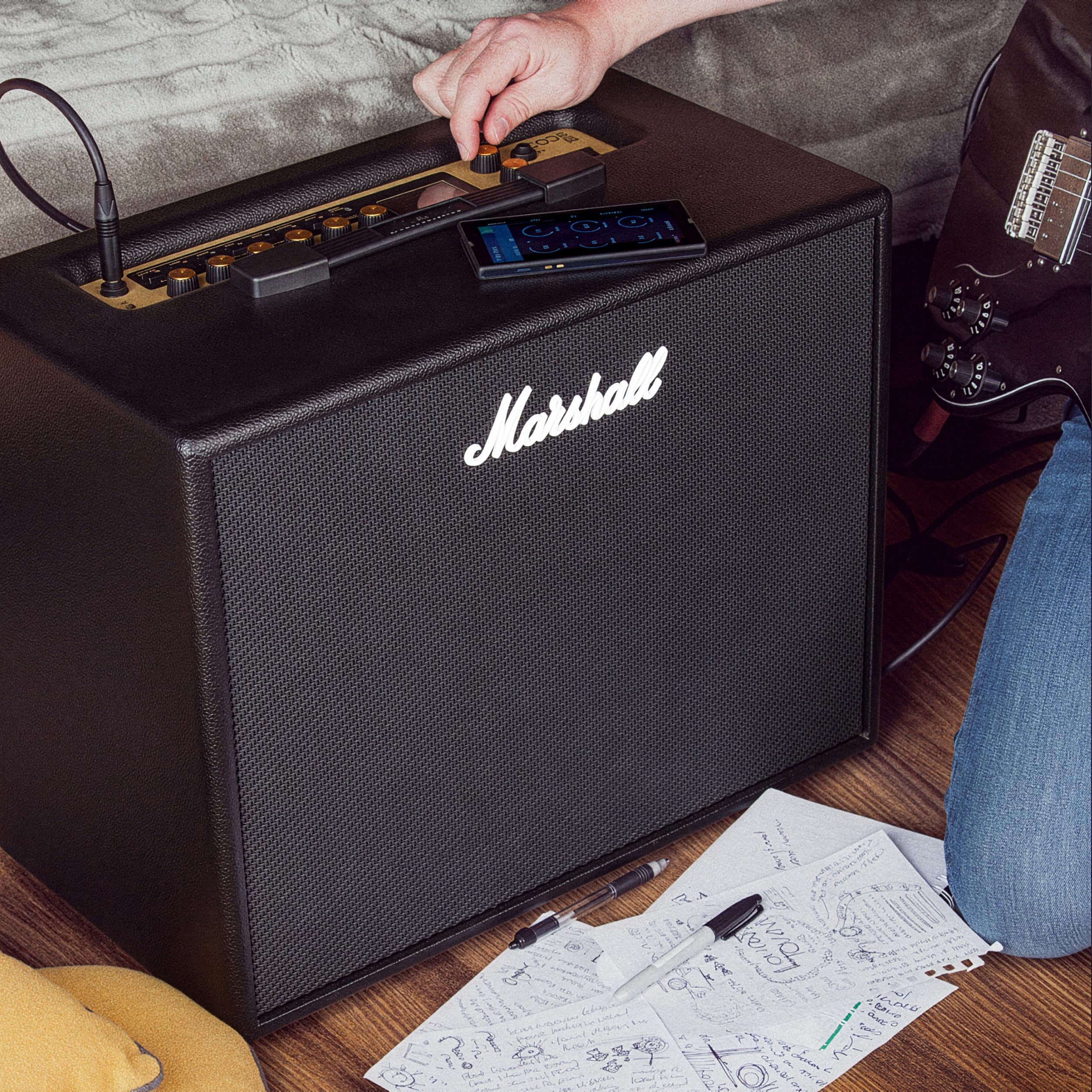 marshall-code50-digital-combo-guitar-amplifier-50w-100-presets-24-effects-blueto image 8