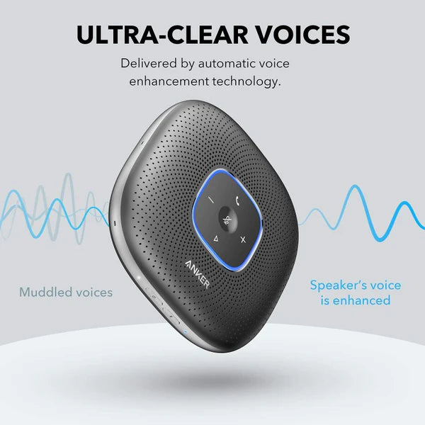 anker-powerconf-bluetooth-speakerphone-6-mic-360-coverage-smart-voice-enhancemen image 4