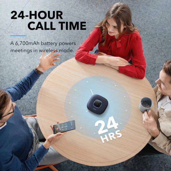 anker-powerconf-bluetooth-speakerphone-6-mic-360-coverage-smart-voice-enhancemen image 7