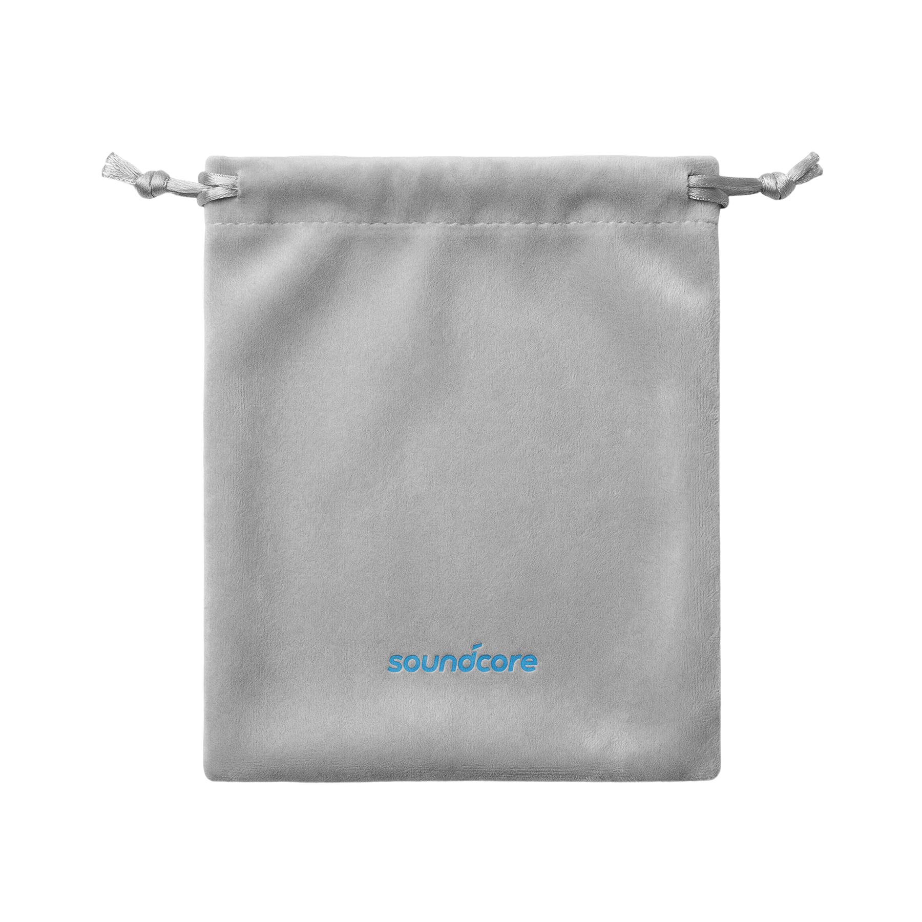 anker-soundcore-light-grey-premium-velvet-pouch-eco-friendly image 1